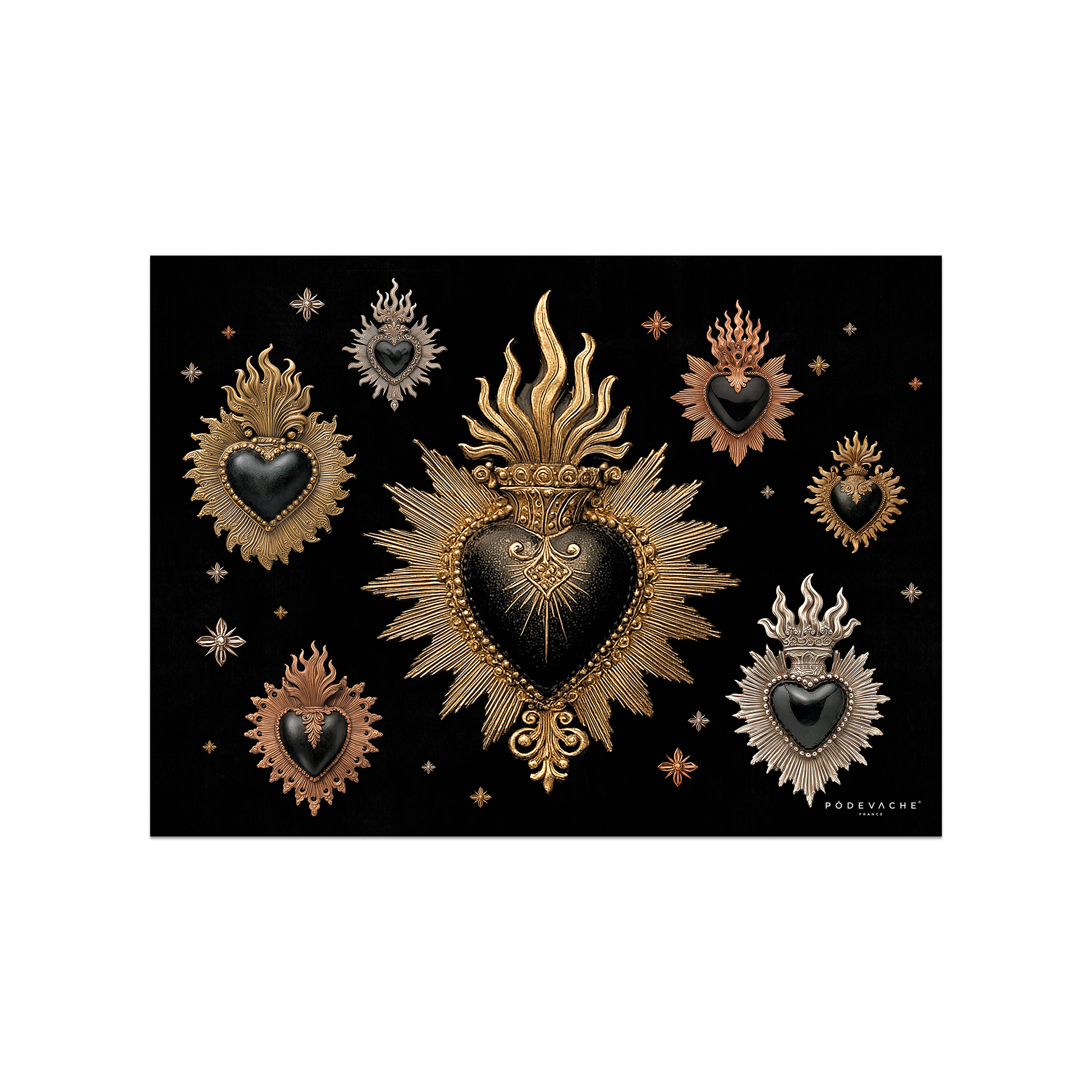 Set De Table Vinyle Ex Voto Sacrés Coeurs