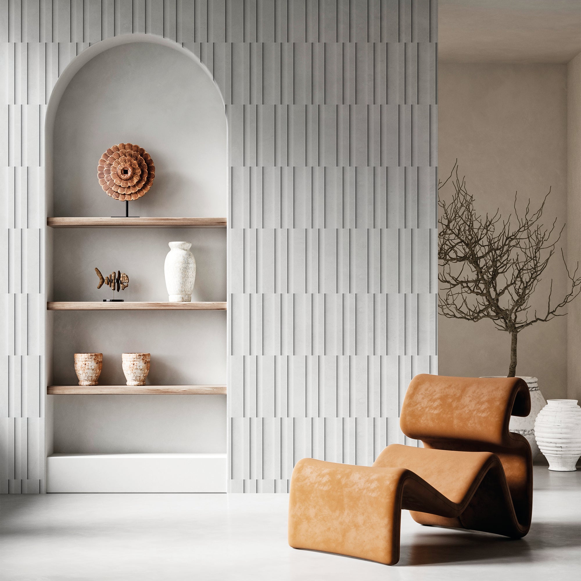 Papier peint Béton Geo