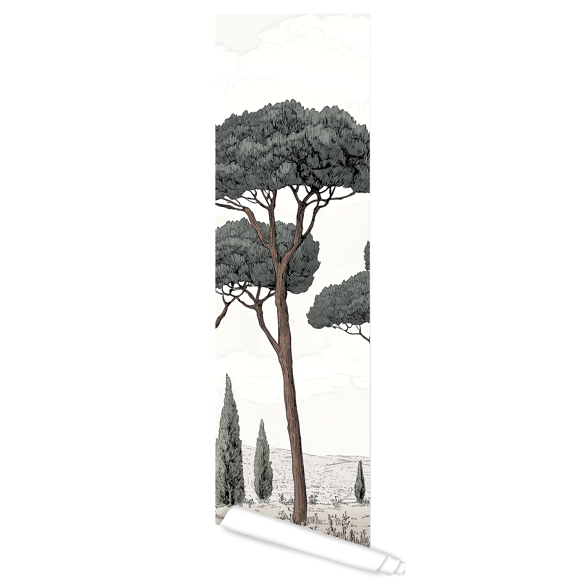 Papier Peint Jungle Pines