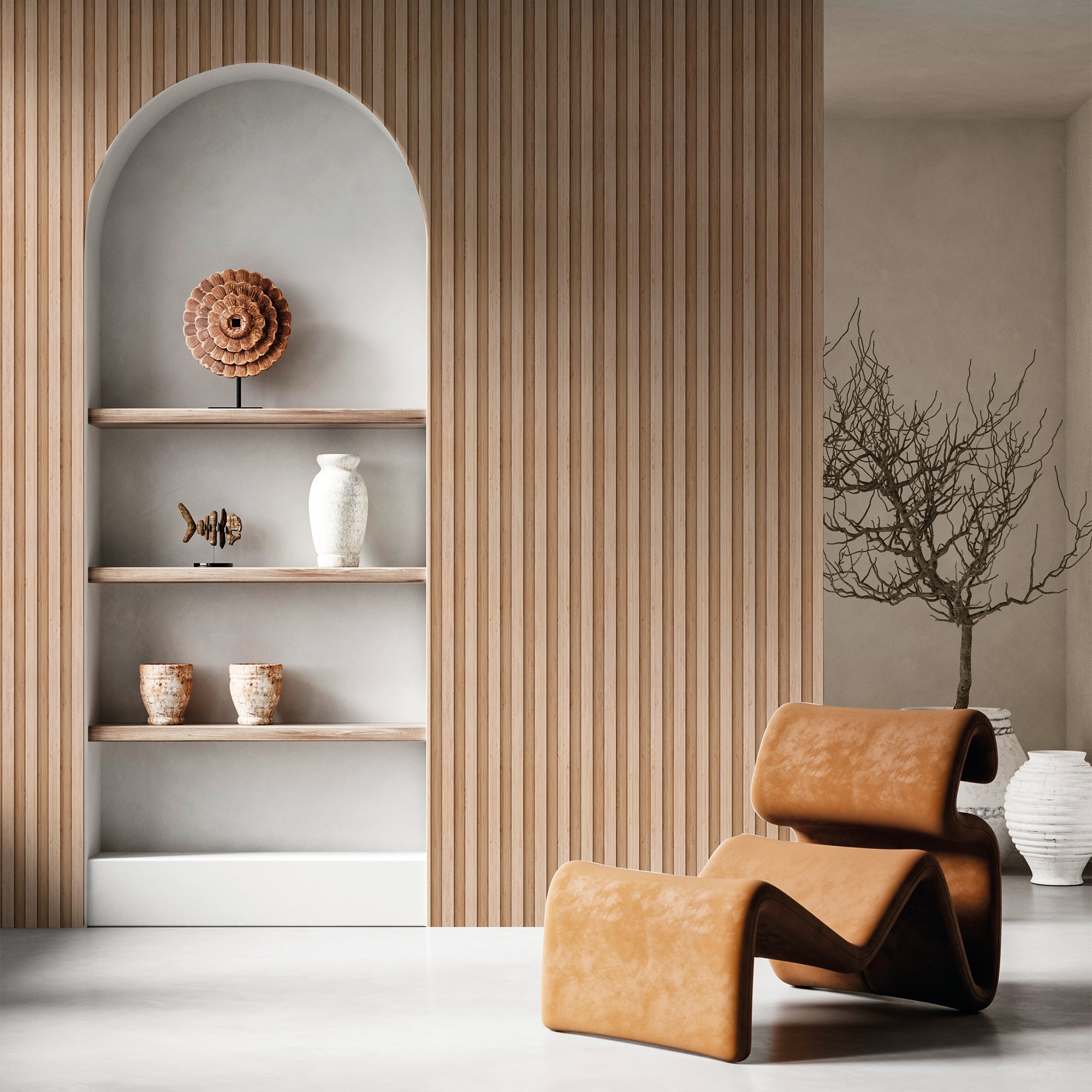 Papier peint Wood Stripes