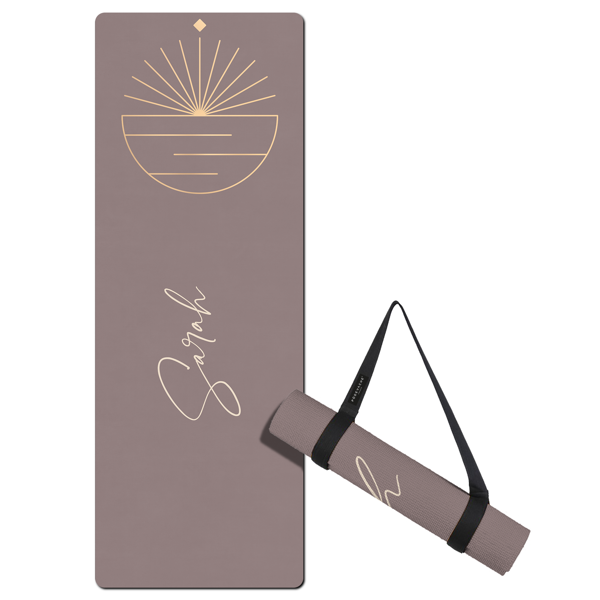 Tapis de fitness personnalisé Sansthiti Parme