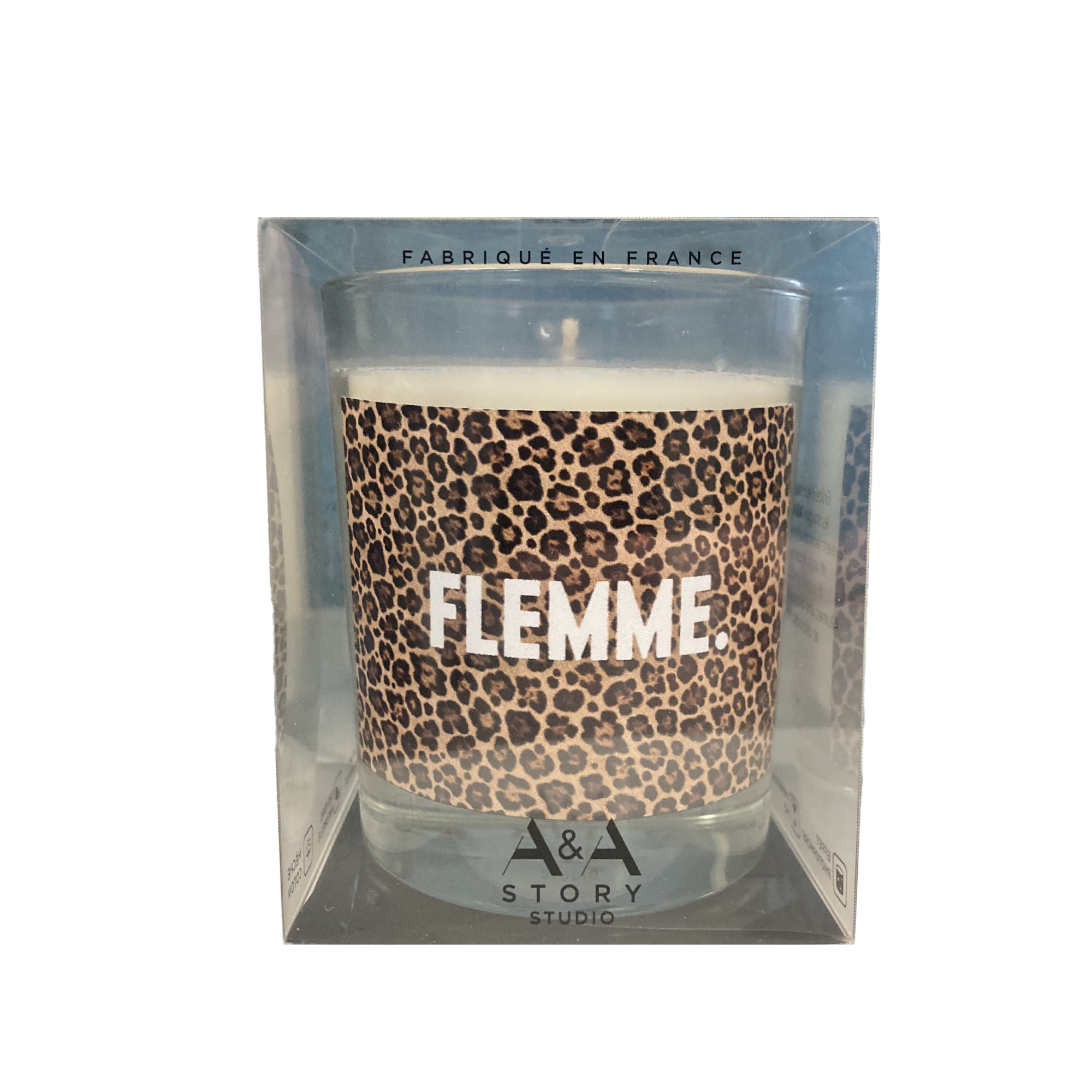 Bougie léopard Flemme