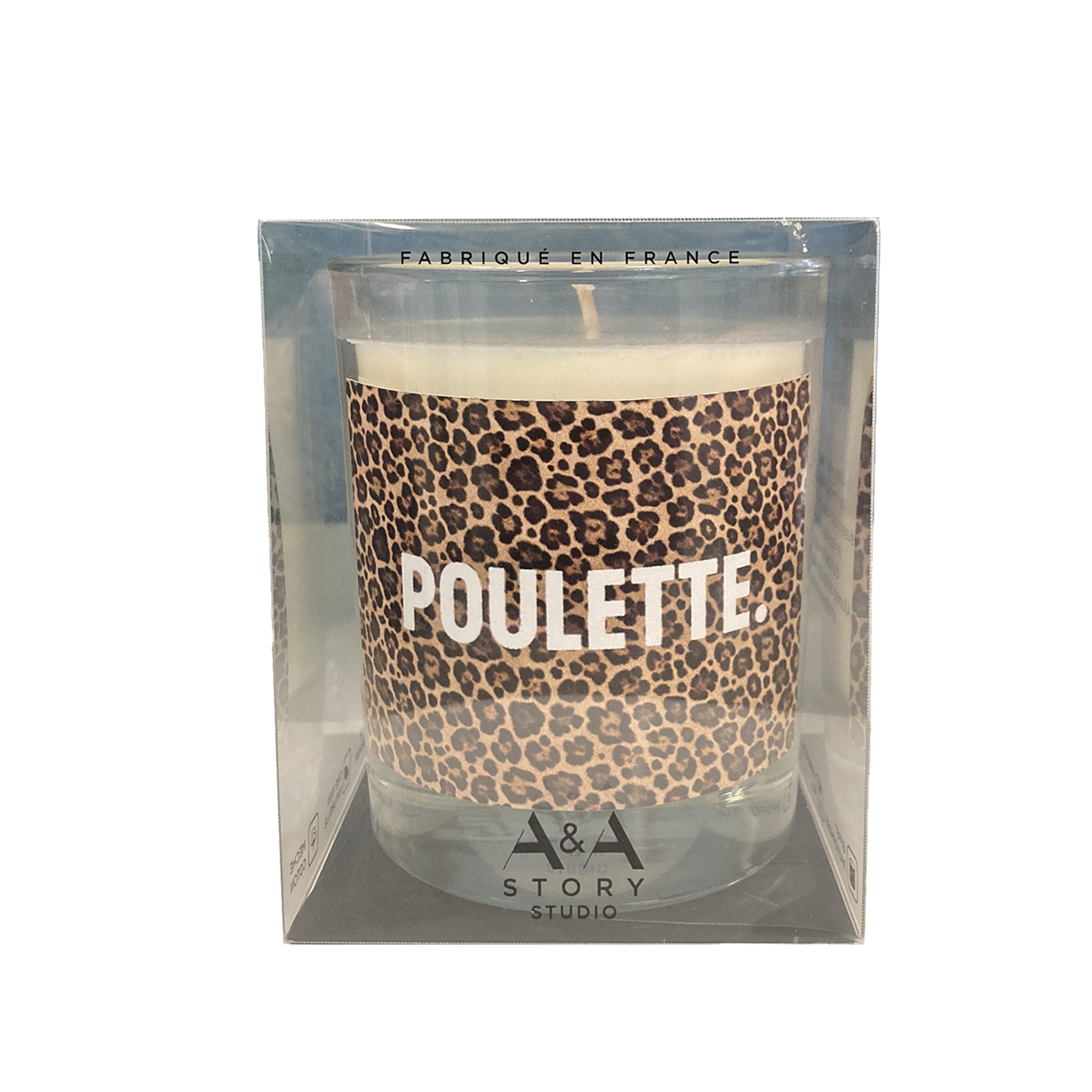 Bougie léopard Poulette