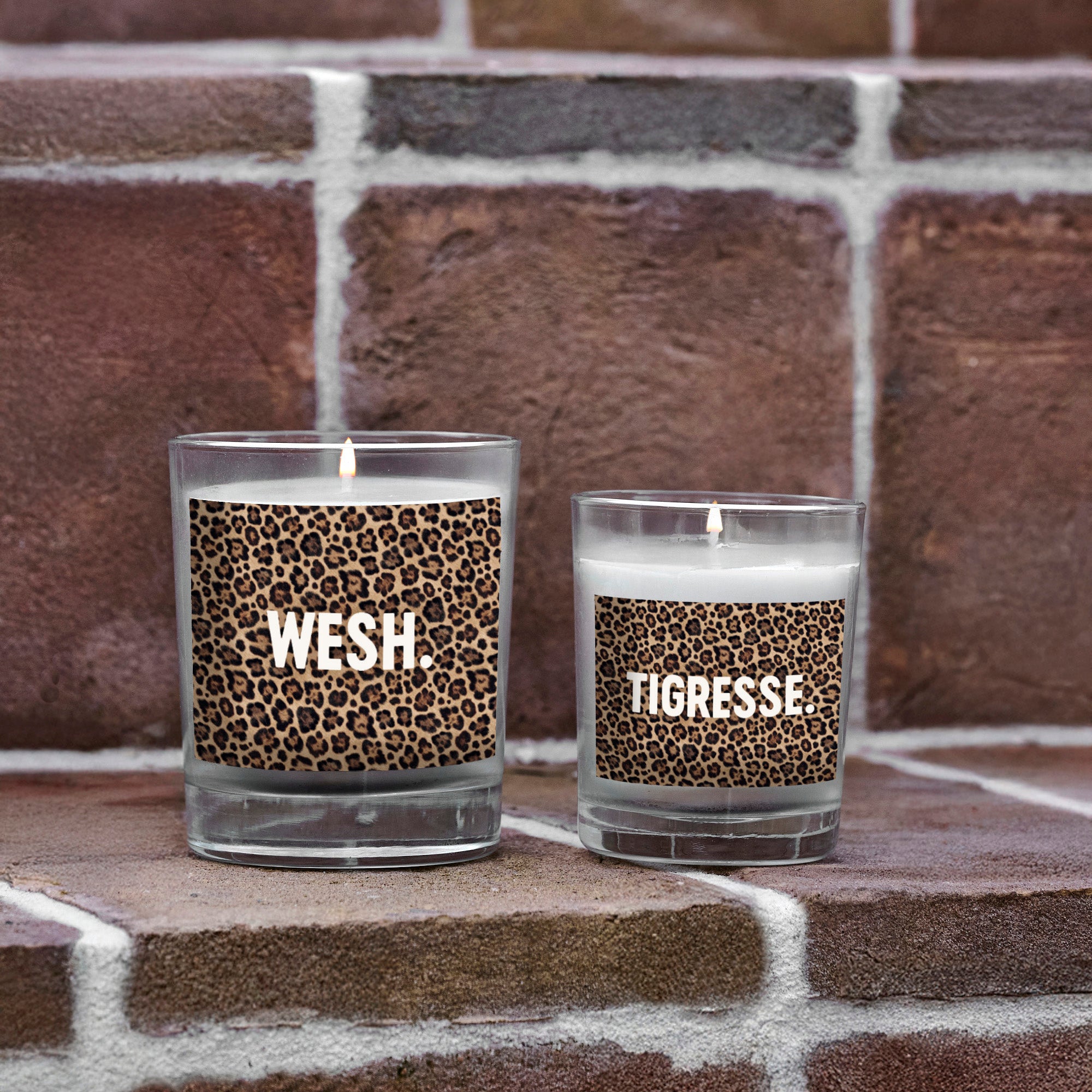 Bougie léopard Wesh