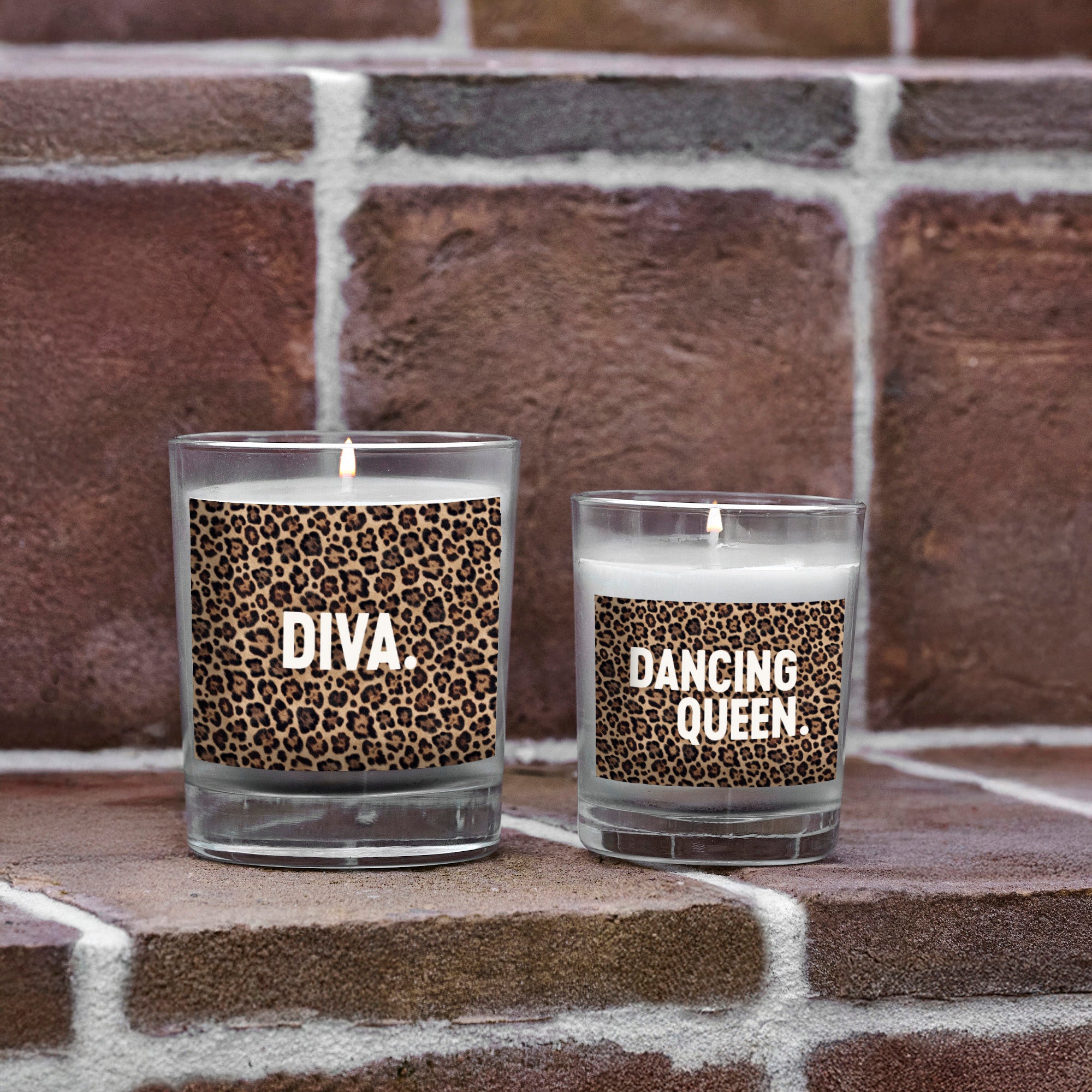 Bougie léopard Dancing Queen