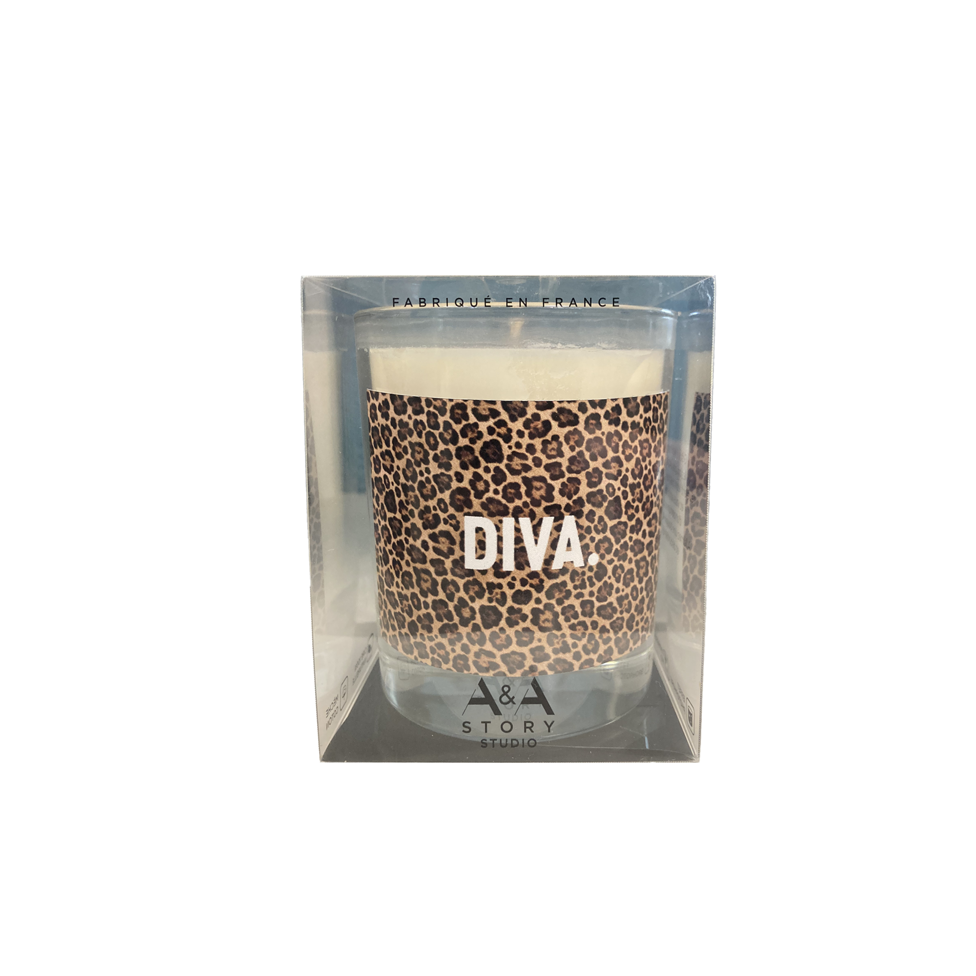 Bougie léopard Diva