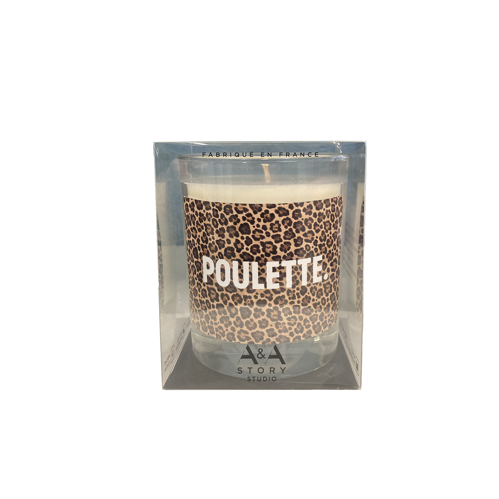 Bougie léopard Poulette
