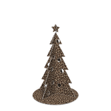 Sapin de Noël en vinyle — modèle New Léopard L, décor de Noël