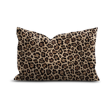 Coussin en velours rectangulaire — modèle Léopard New Leo