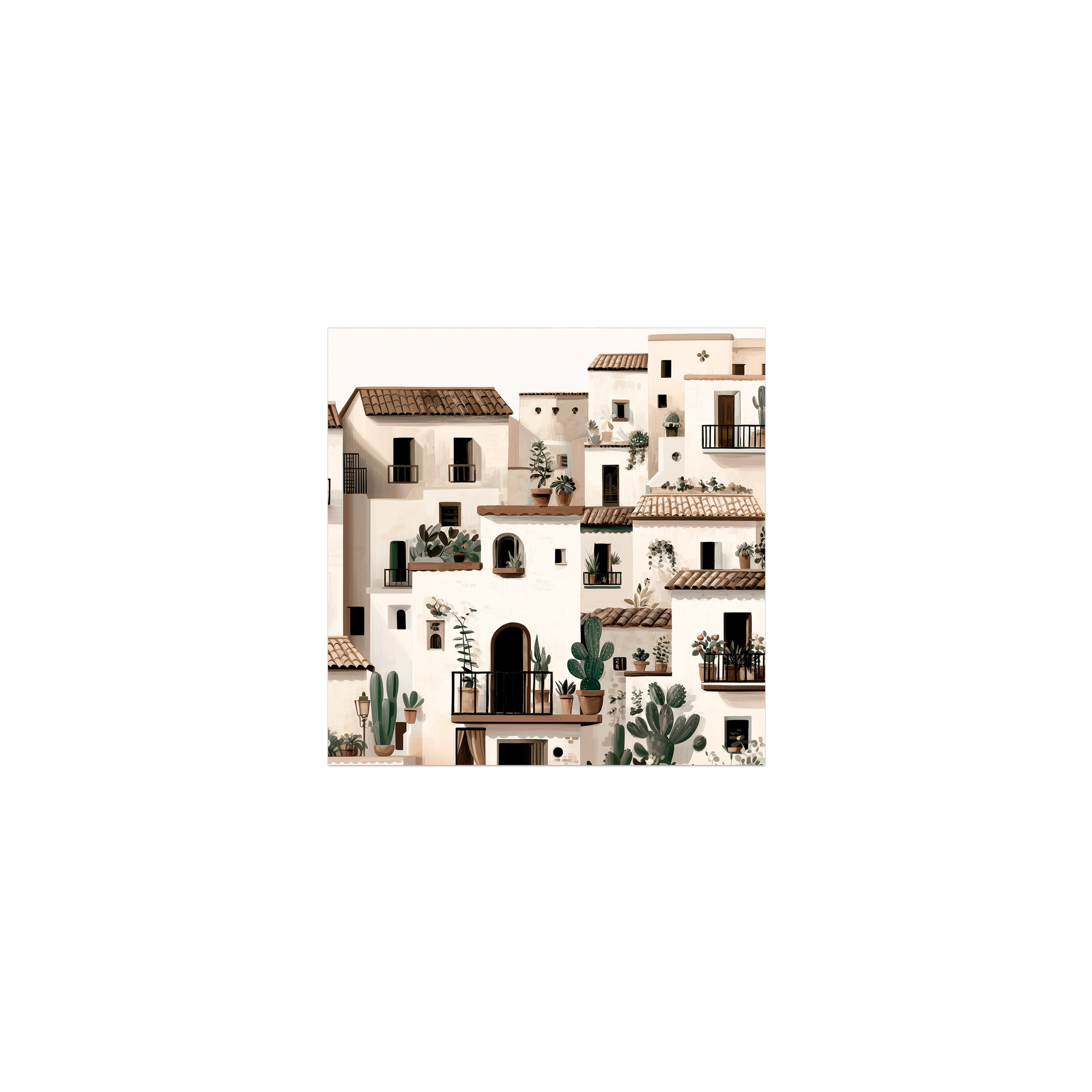 Lot de 6 dessous de verre vinyle Kenitra