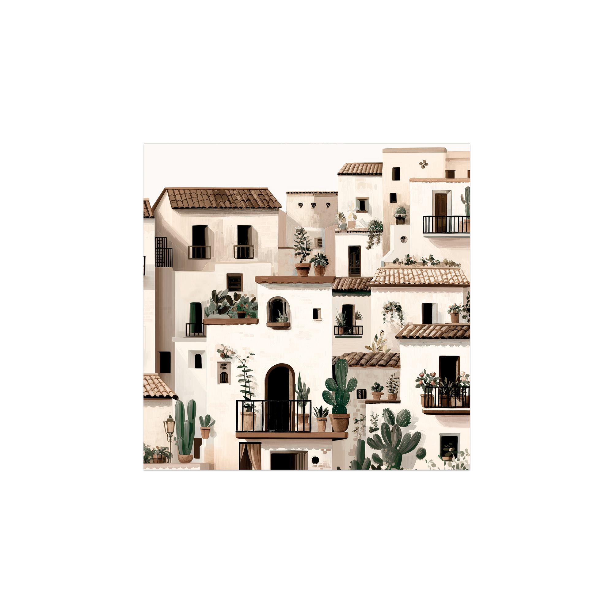 Lot de 6 dessous de verre vinyle Kenitra