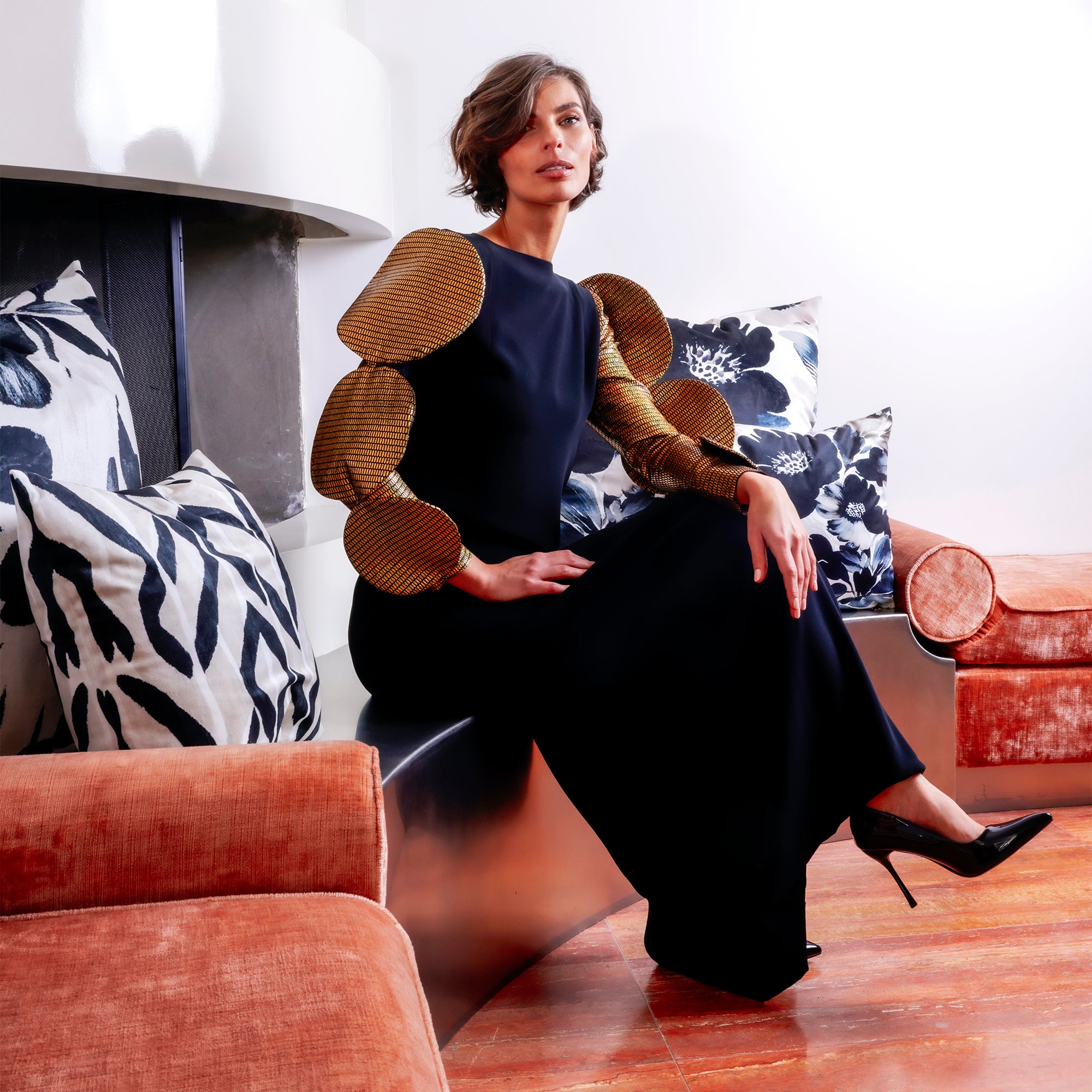 Coussin velours Lofoten