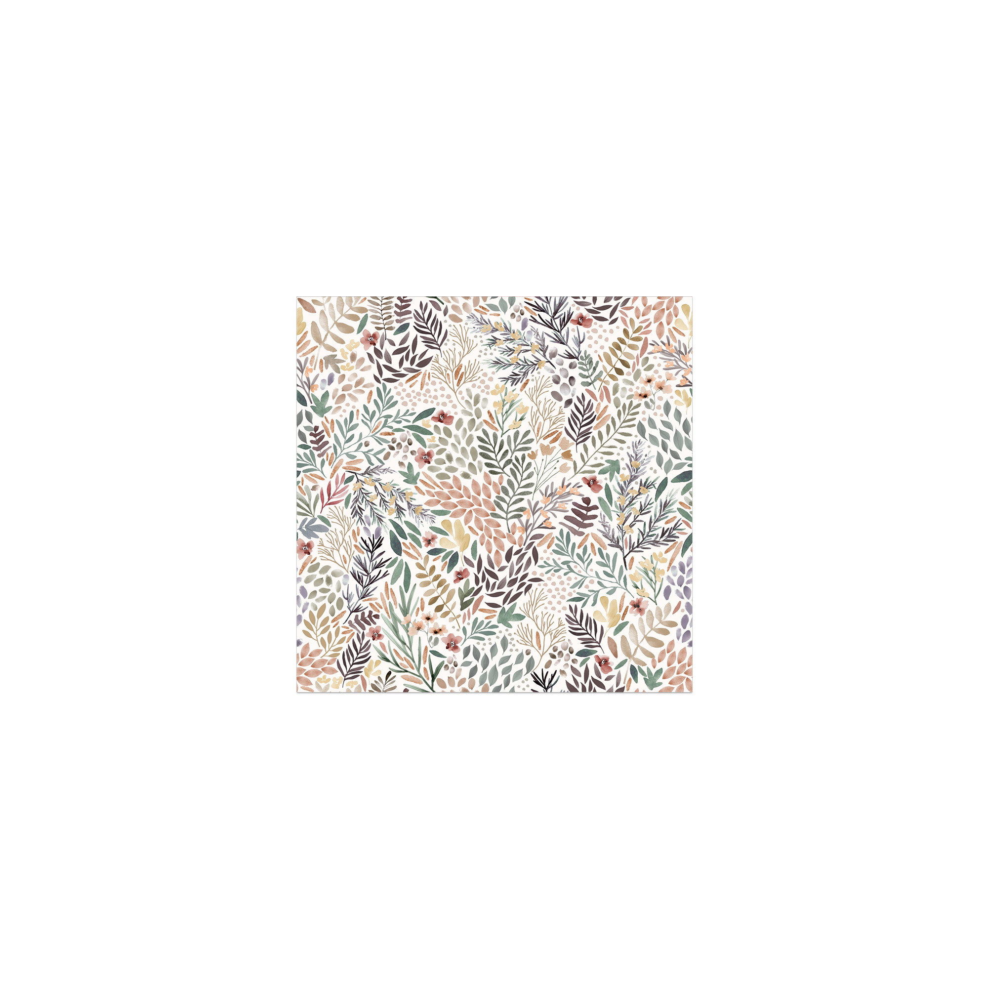 Lot de 6 dessous de verre vinyle Mas Blanc