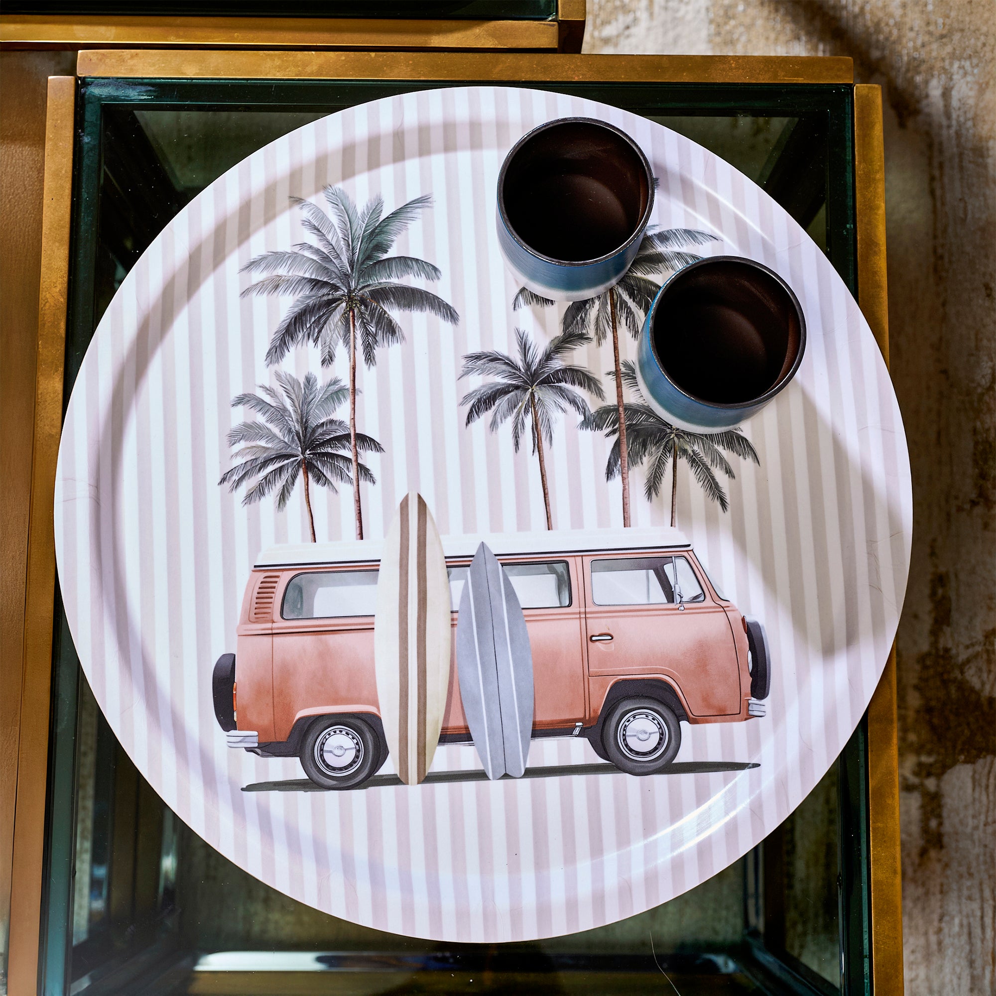 Plateau en bois rond Tarascon