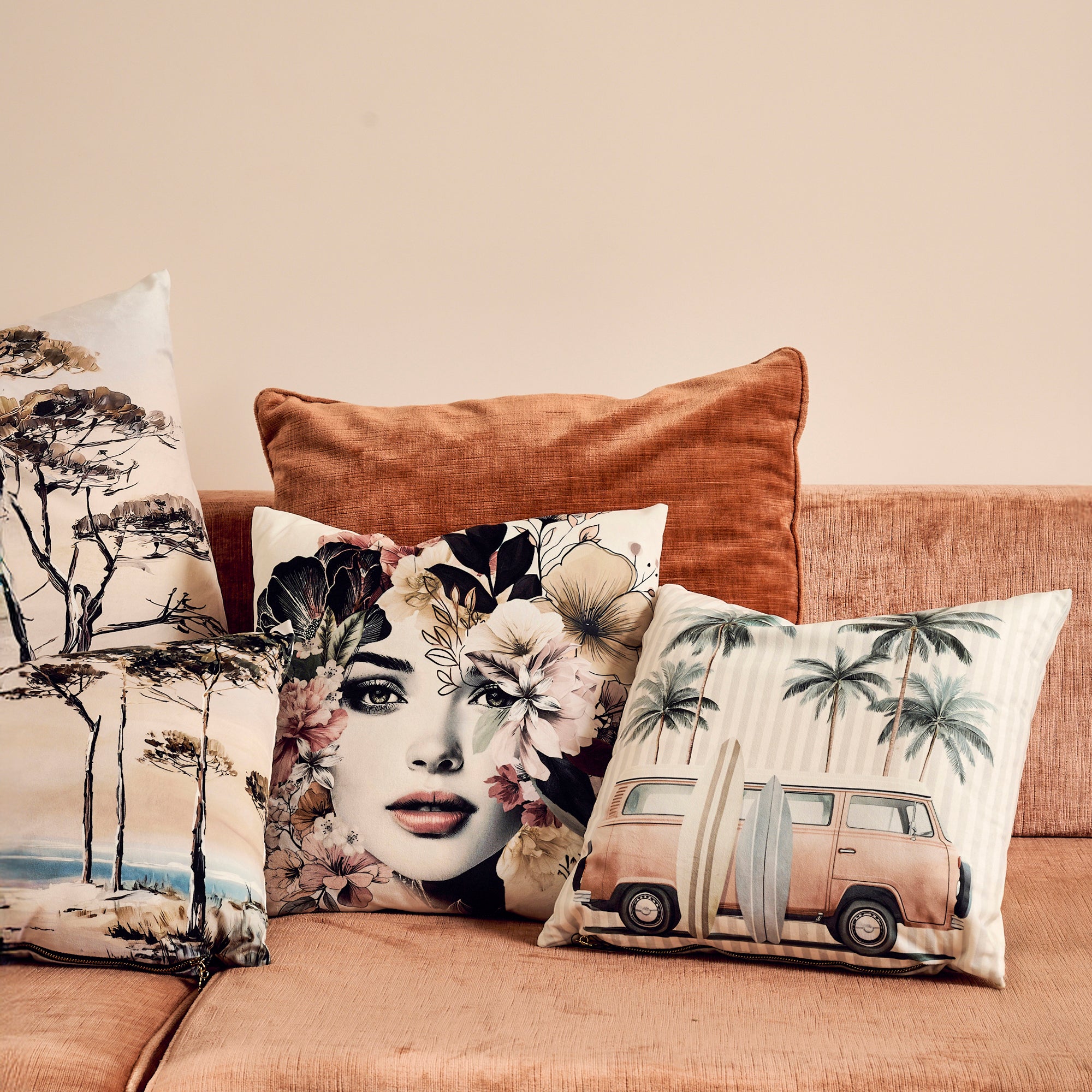 Coussin velours Tarascon