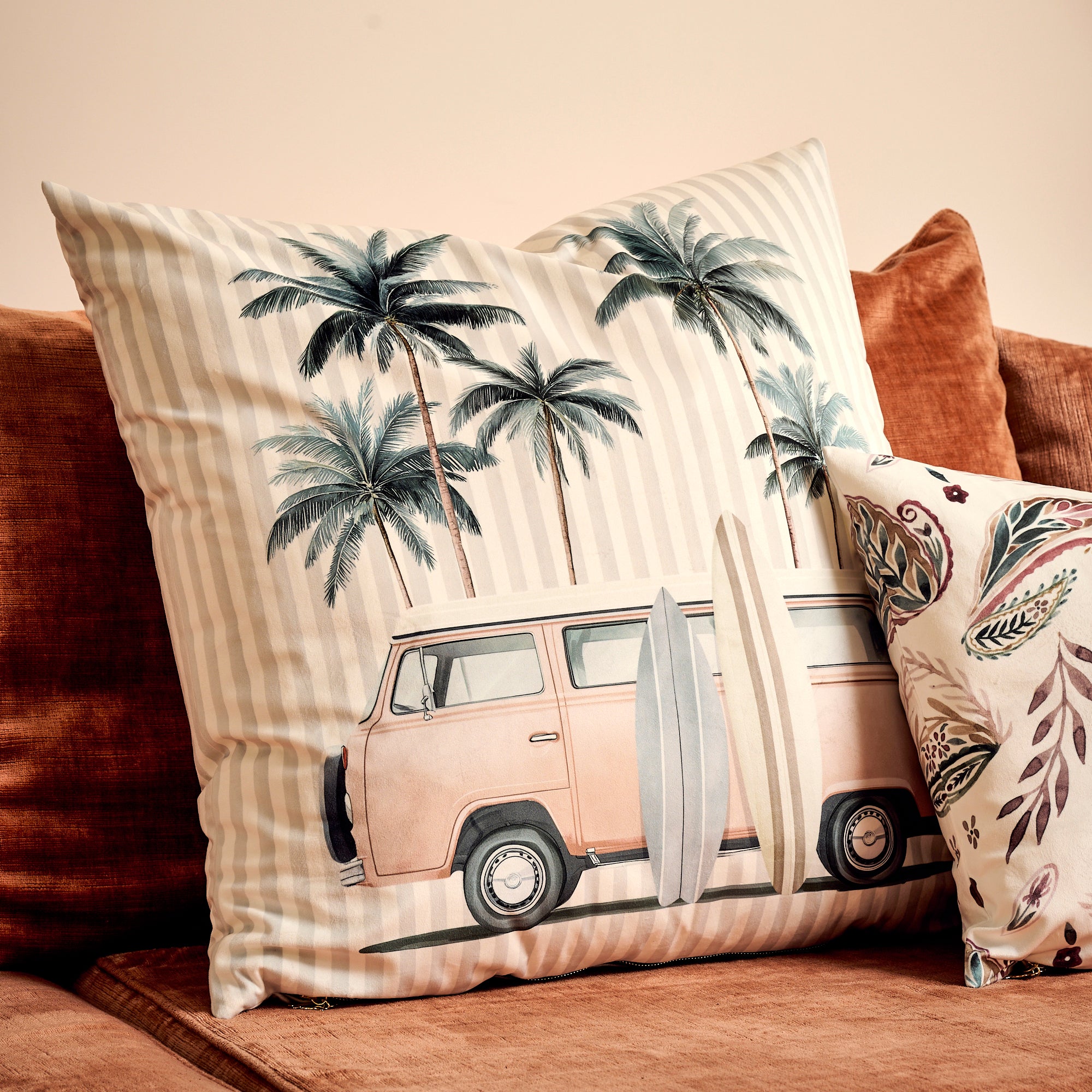 Coussin velours Tarascon