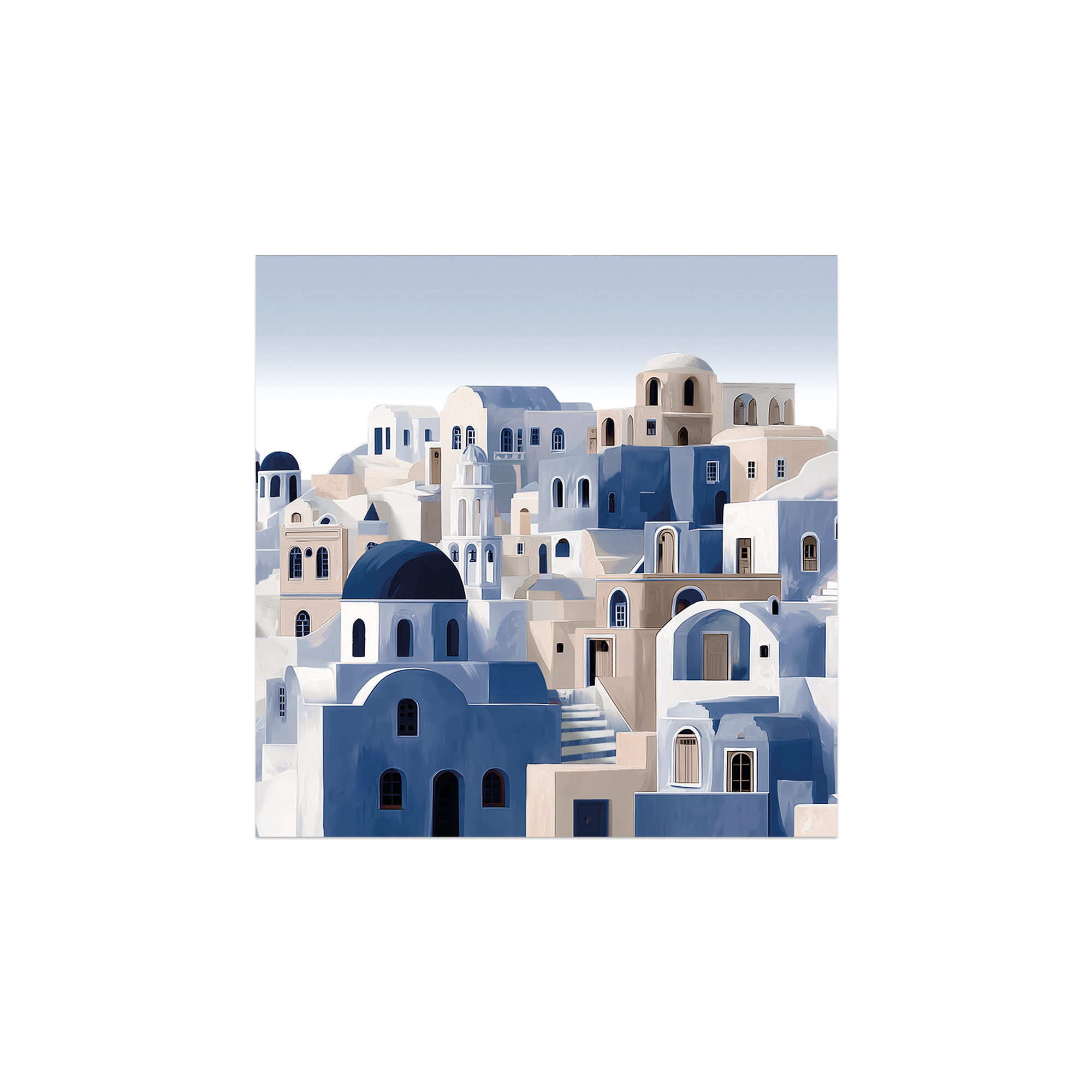 Lot de 6 dessous de verre vinyle Plaka