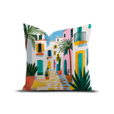 Coussin en polyester carré — modèle extérieur Antigua
