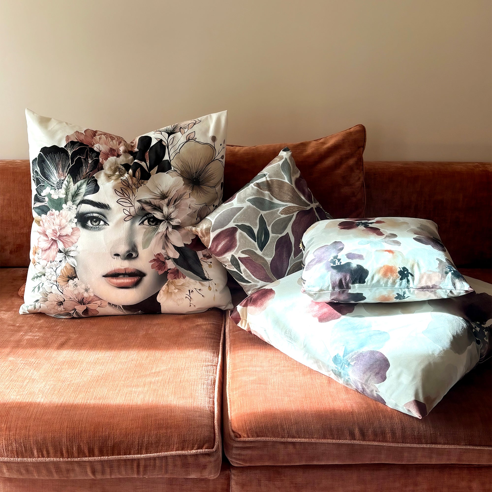 Coussin velours Ksar