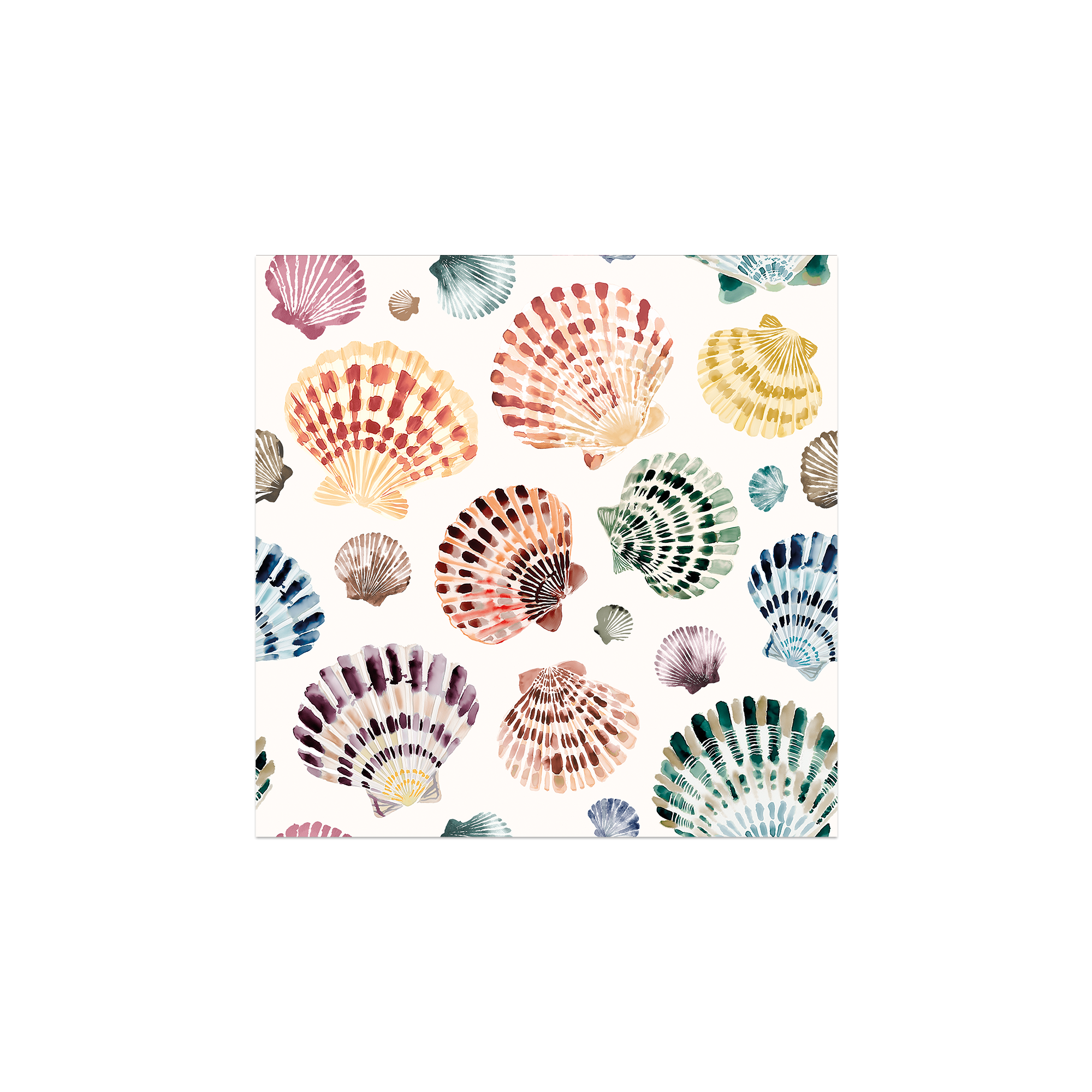 Lot de 6 dessous de verre vinyle Tecpan