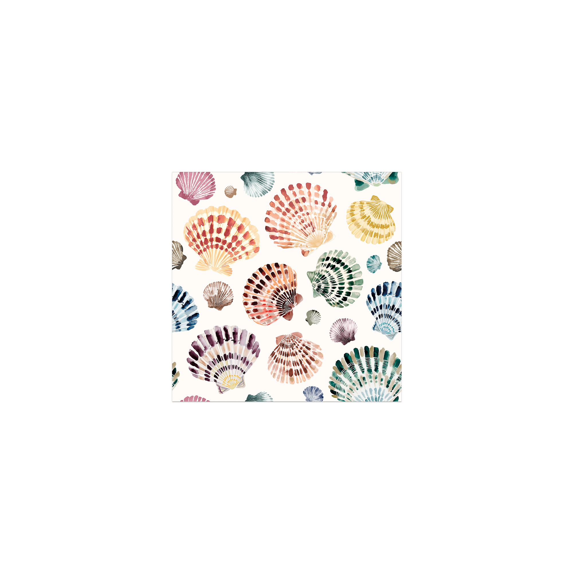 Lot de 6 dessous de verre vinyle Tecpan