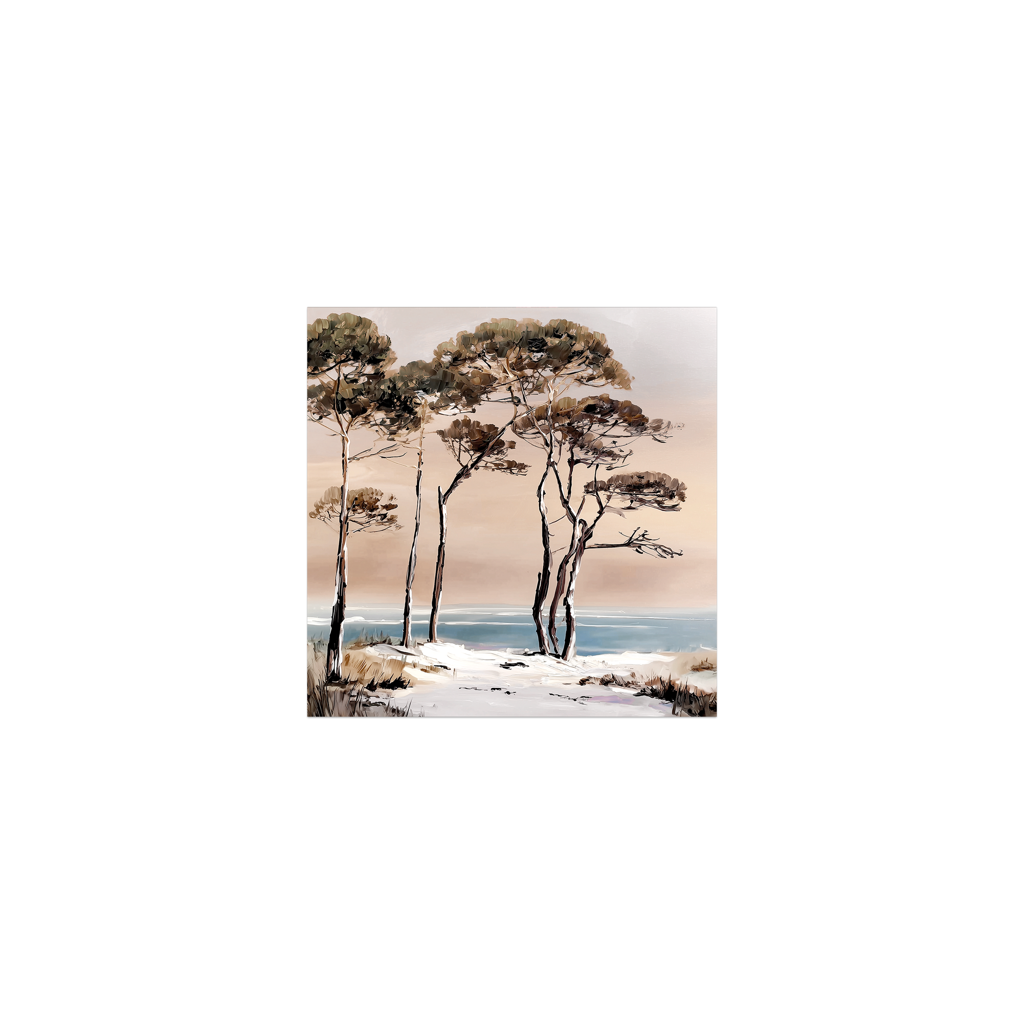 Lot de 6 dessous de verre vinyle Kilosa