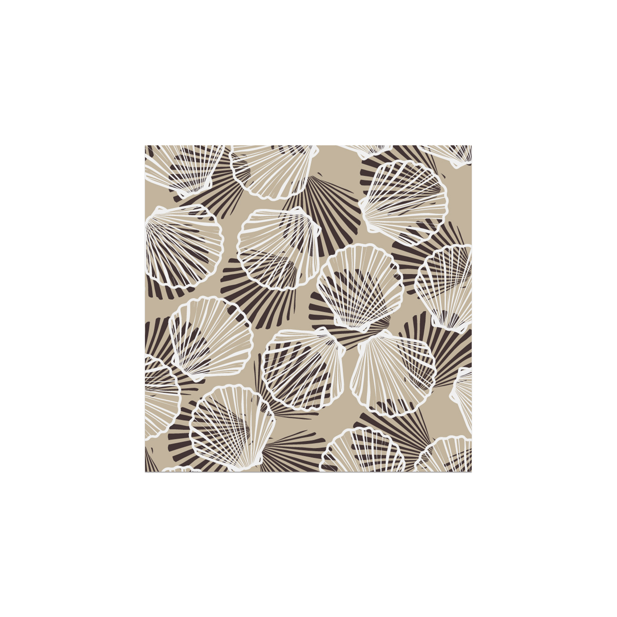 Lot de 6 dessous de verre vinyle Acropores