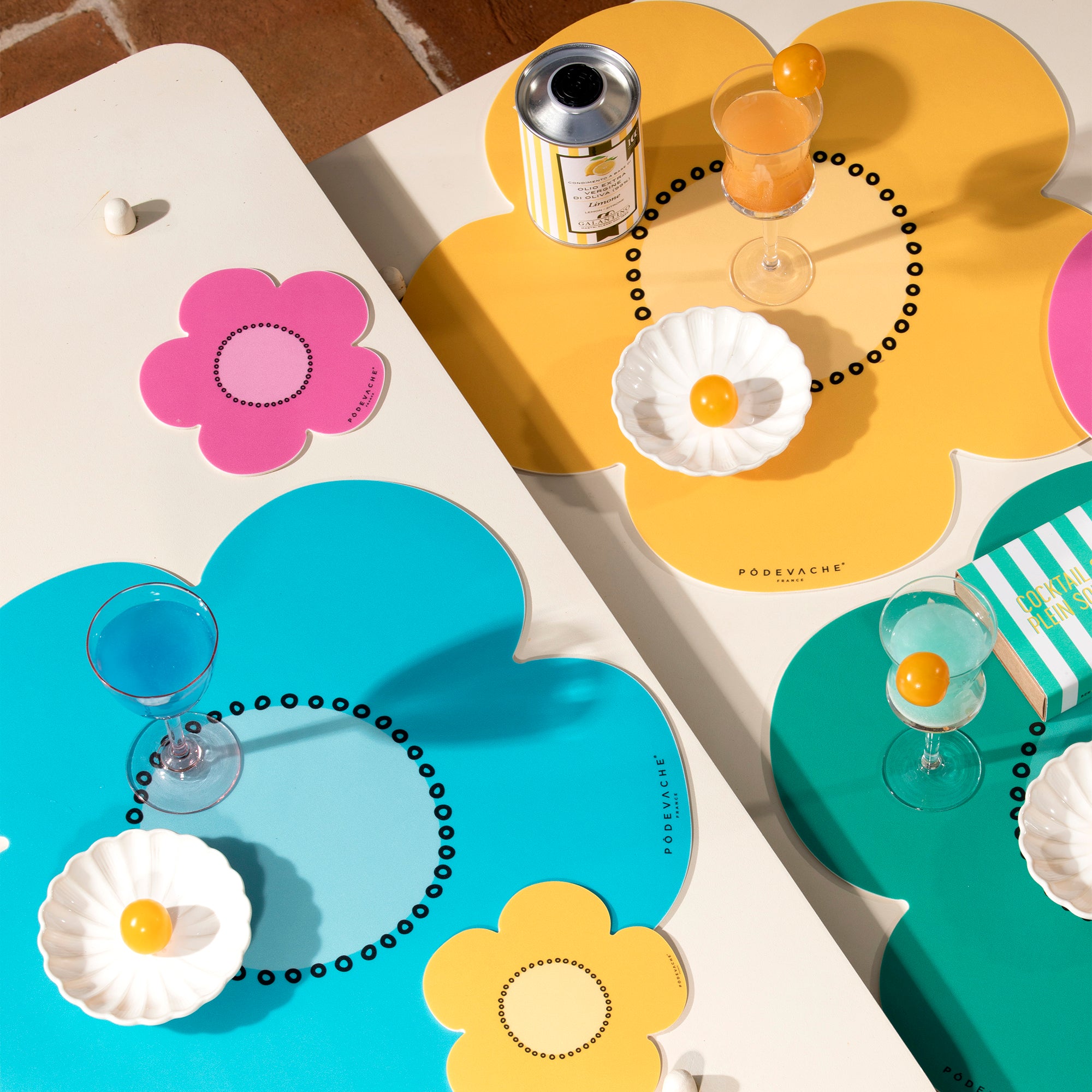 Set De Table Vinyle Aconit