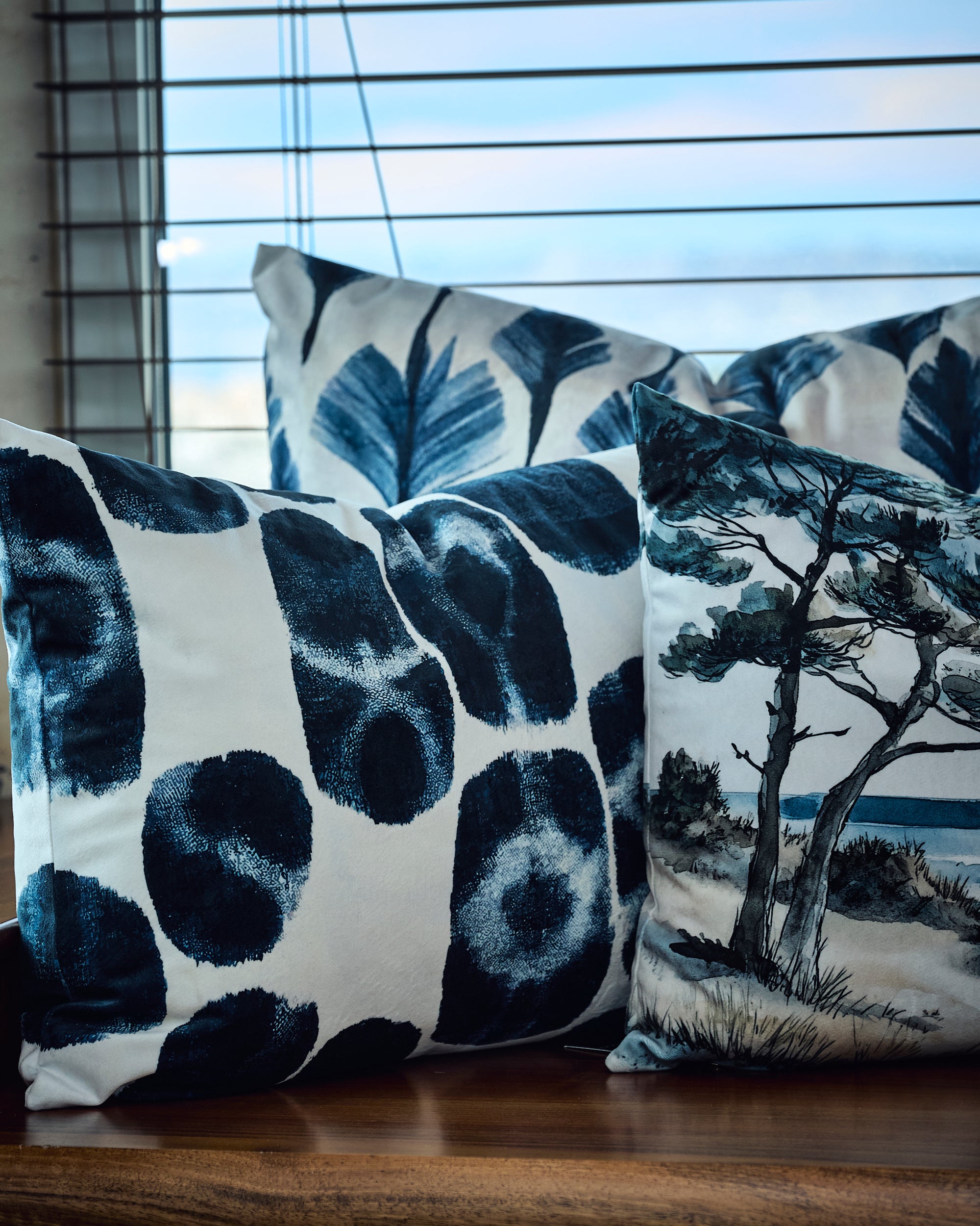 Coussin velours Thirassia