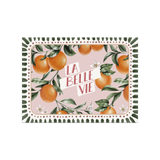 Set de table rectangulaire — modèle Orange Vie