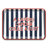 Plateau rectangulaire — modèle Amour Flot
