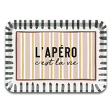 Plateau rectangulaire — modèle Apéro c'est Vie