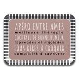 Plateau rectangulaire — modèle Apéro Entre Amis