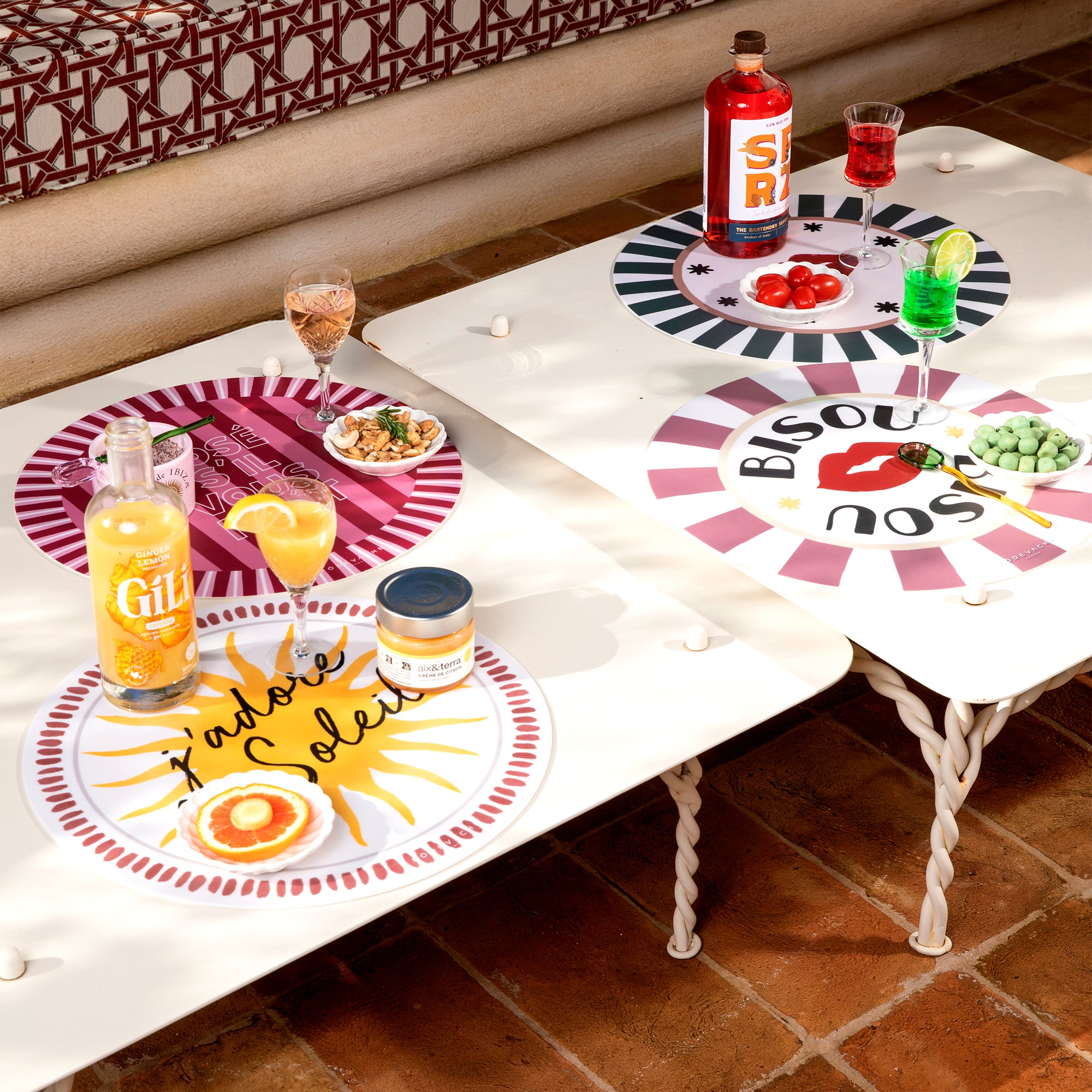 Set De Table Vinyle Rosé SVP