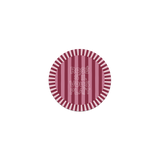 Dessous de verre en vinyle rond — modèle Rosé SVP