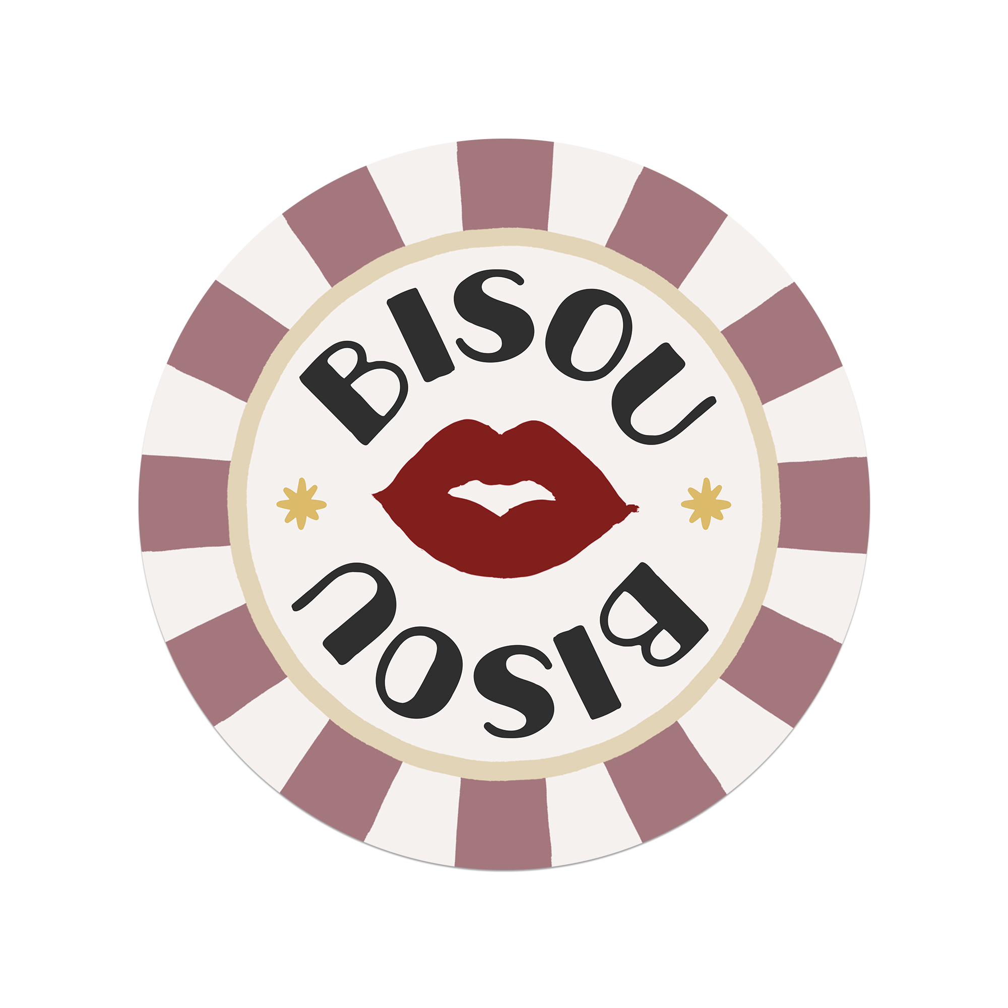 Set De Table Vinyle Bisou Bisou