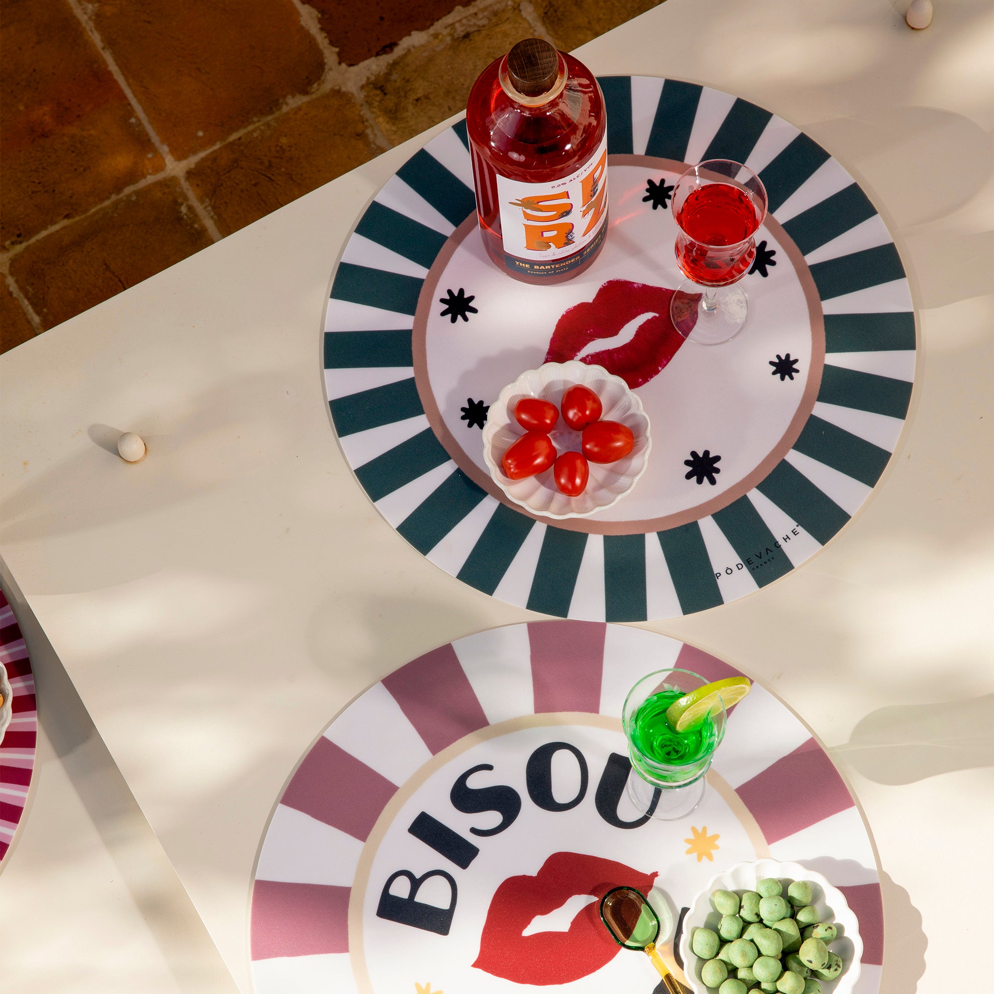 Set De Table Vinyle Bisou Bisou
