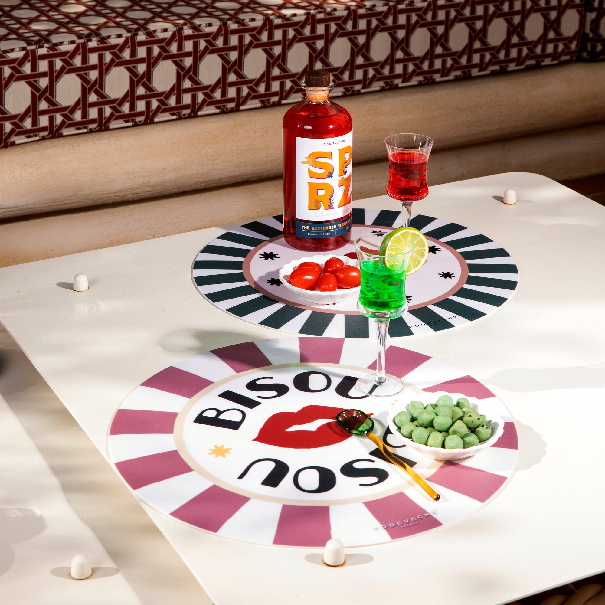 Set De Table Vinyle Bisou Bisou