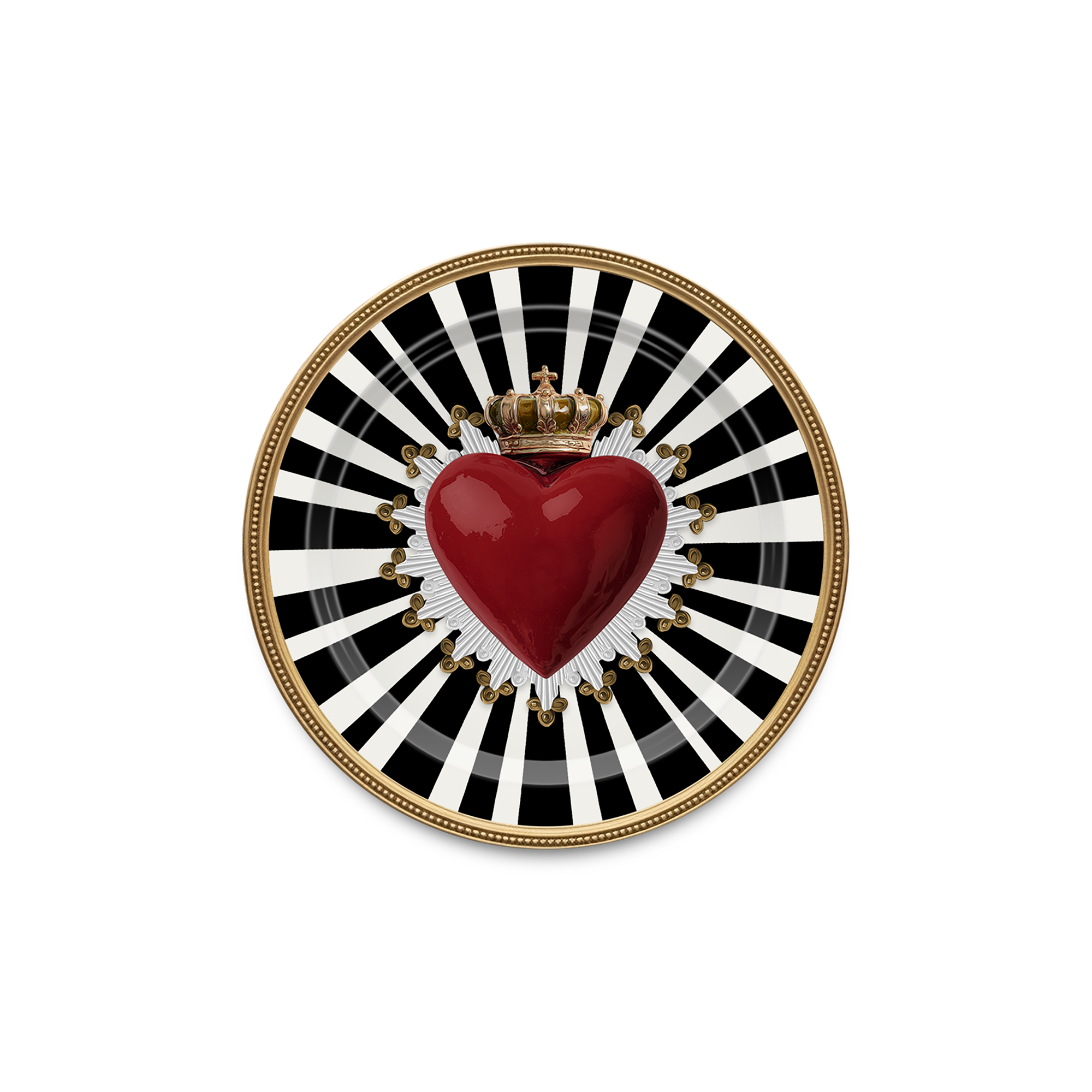 Vide poche en bois rond Red Heart