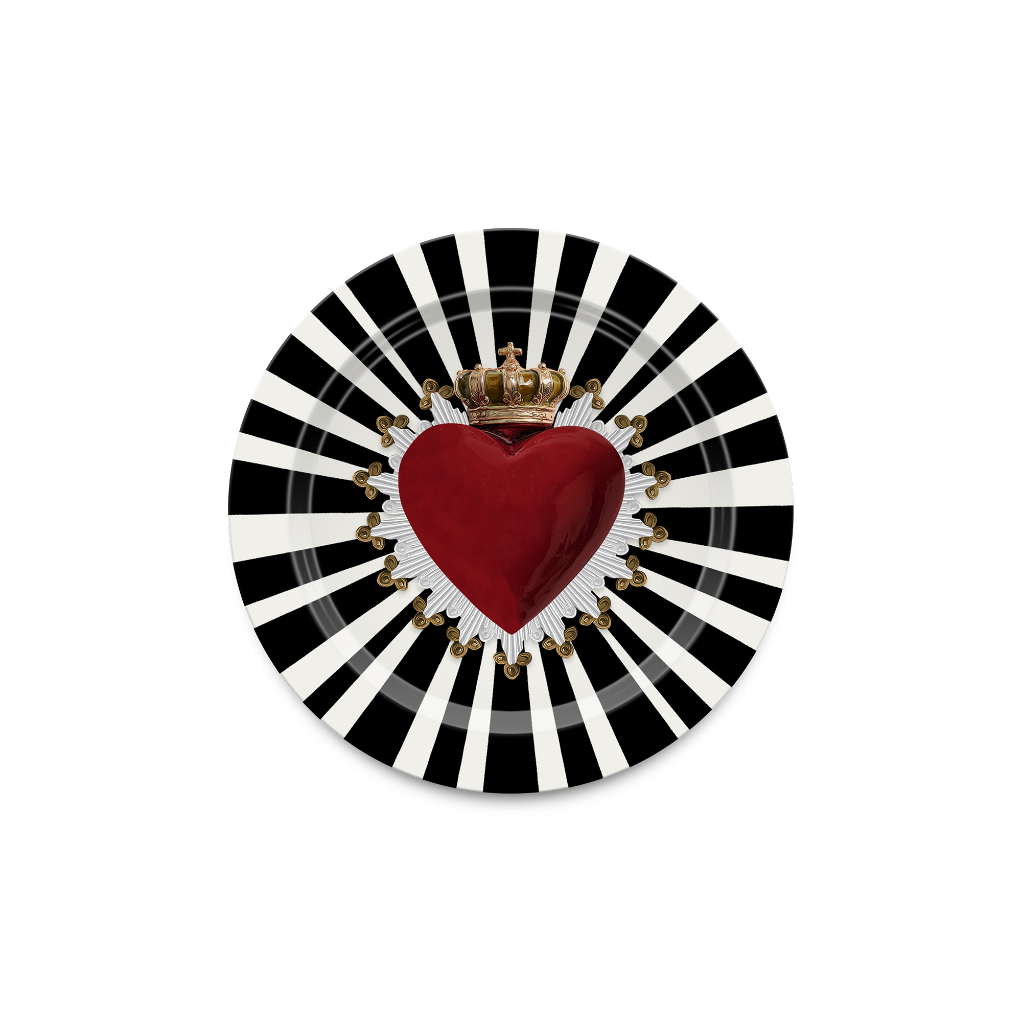 Vide poche en bois rond Red Heart