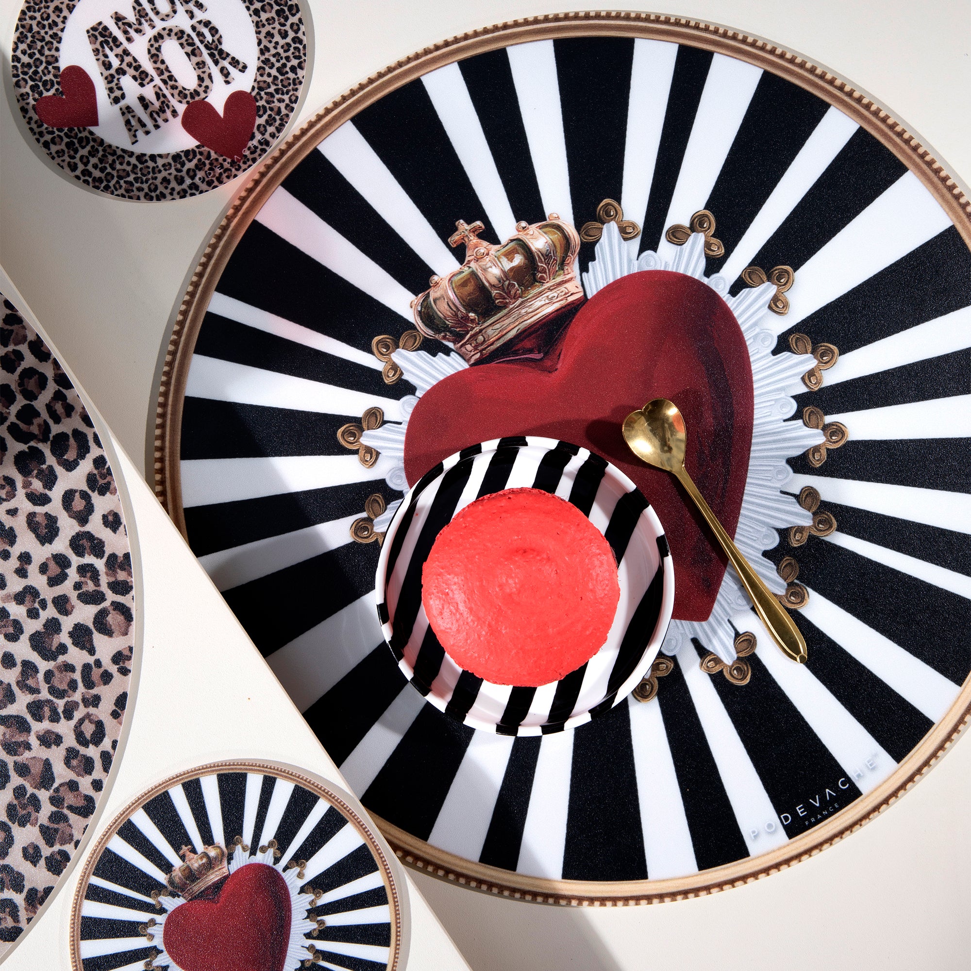 Set de table vinyle Red Heart