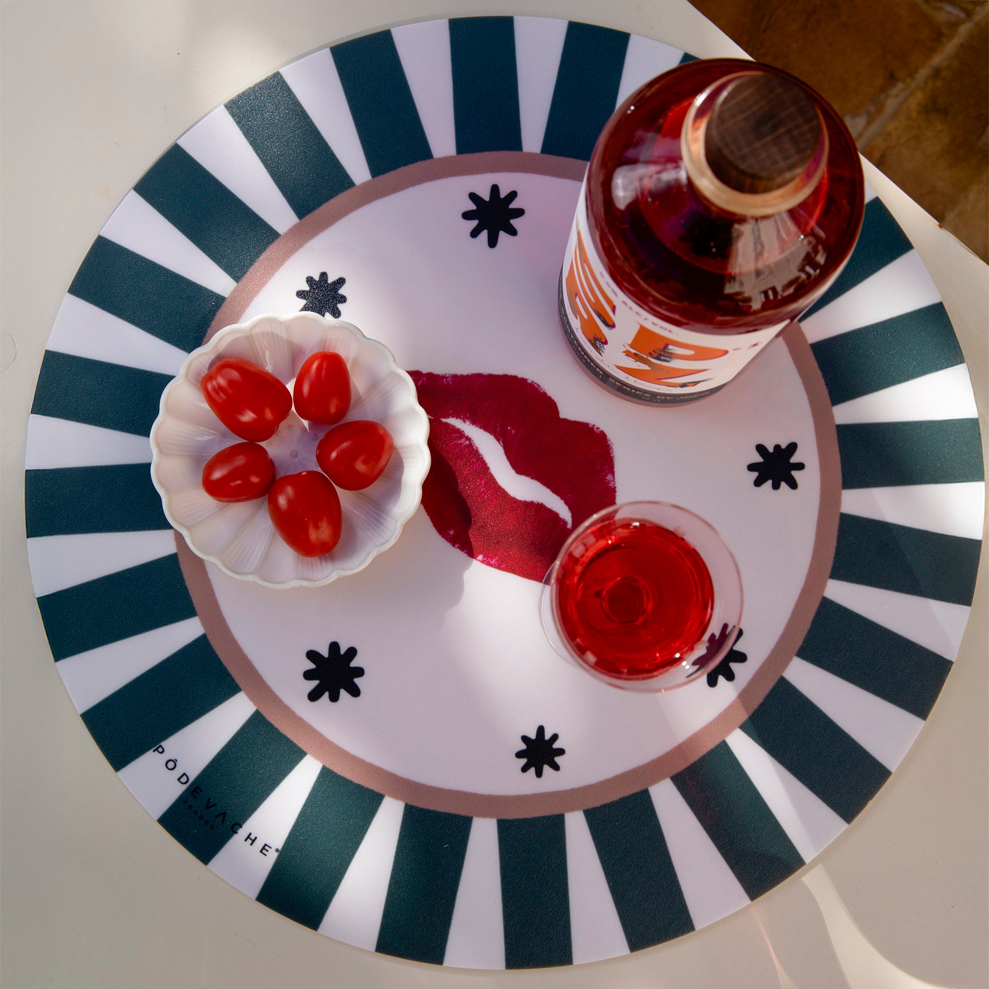 Set De Table Vinyle Red Lips