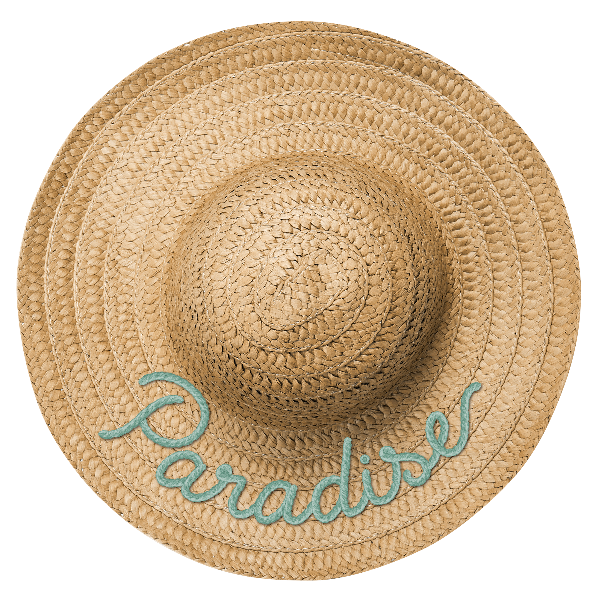 Chapeau de paille en PVC expansé Paradise