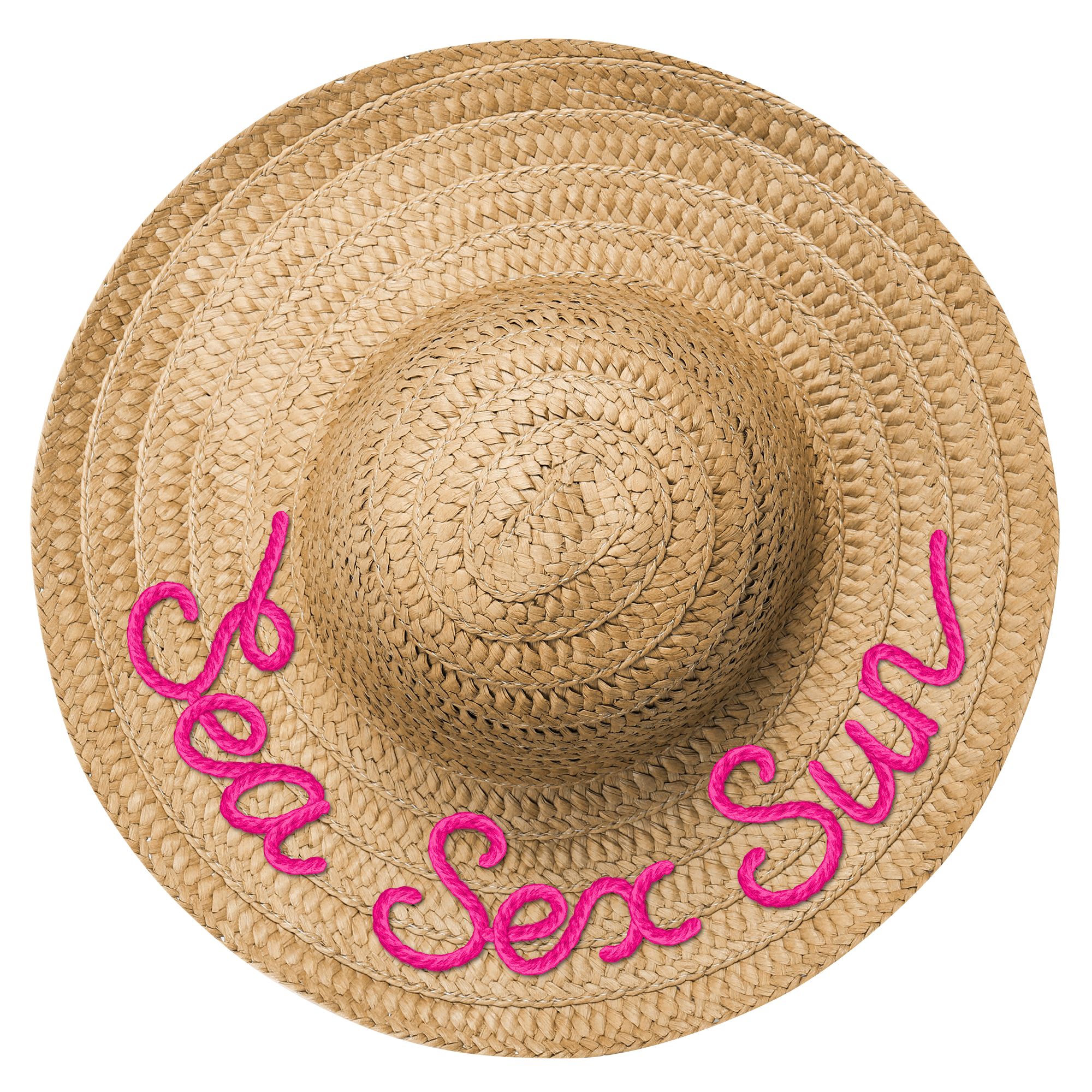 Chapeau de paille en PVC expansé Sea Sex Sun