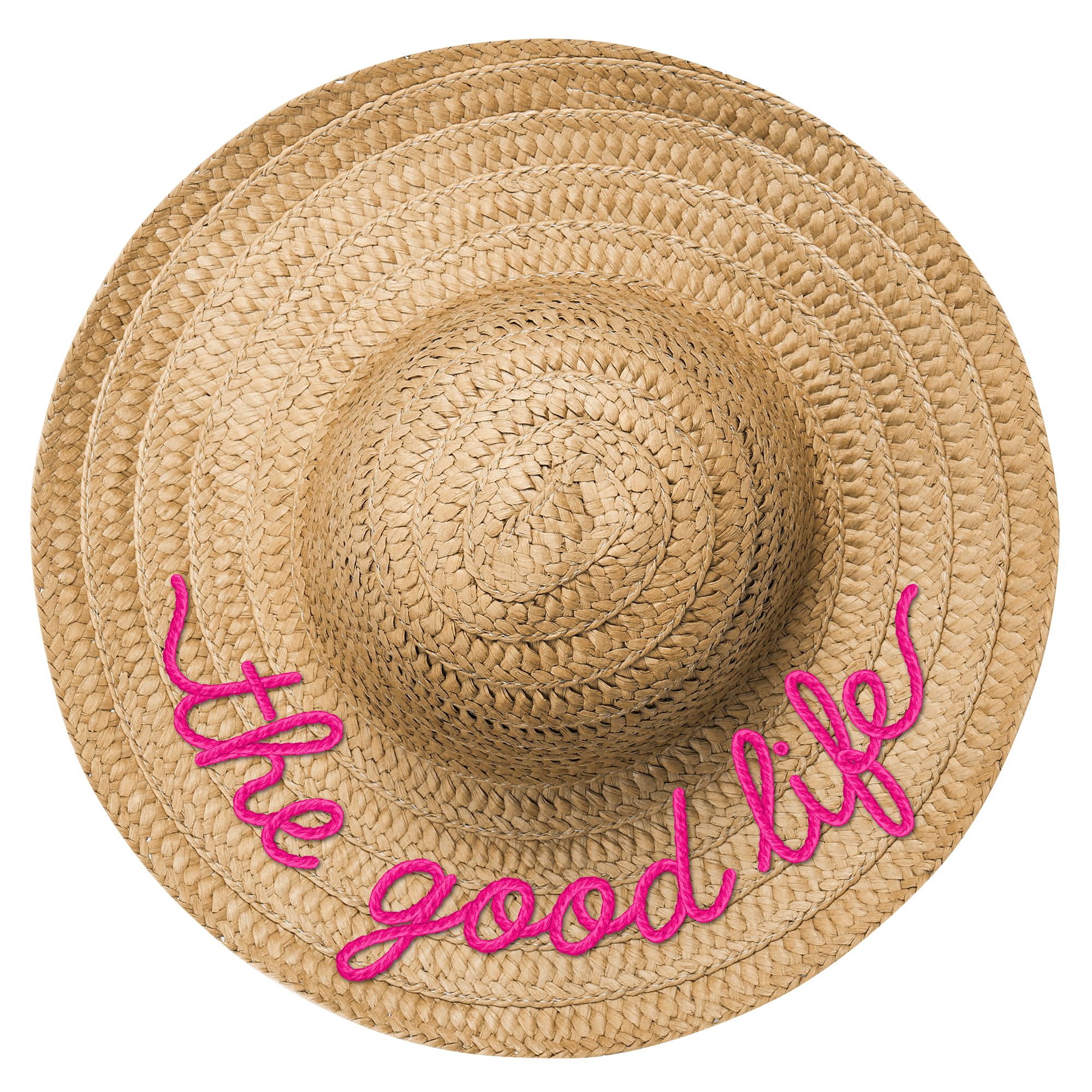Chapeau de paille en PVC expansé Good Life