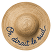 Chapeau de paille en PVC expansé On Dirait le Sud