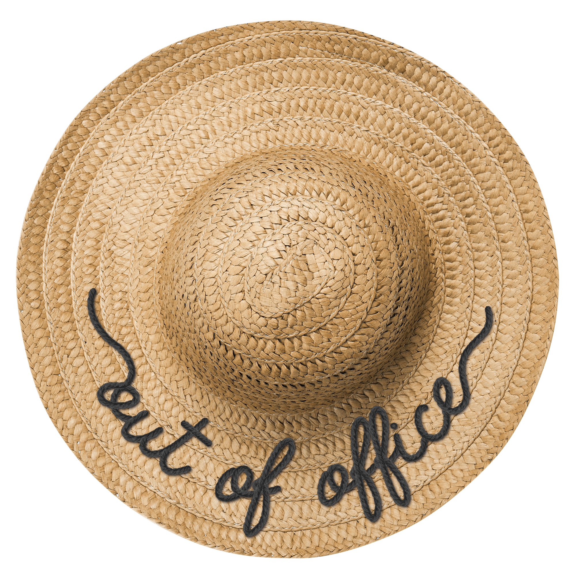 Chapeau de paille en PVC expansé Out Of Office