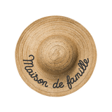 Set de table en vinyle rond — modèle Maison Famille