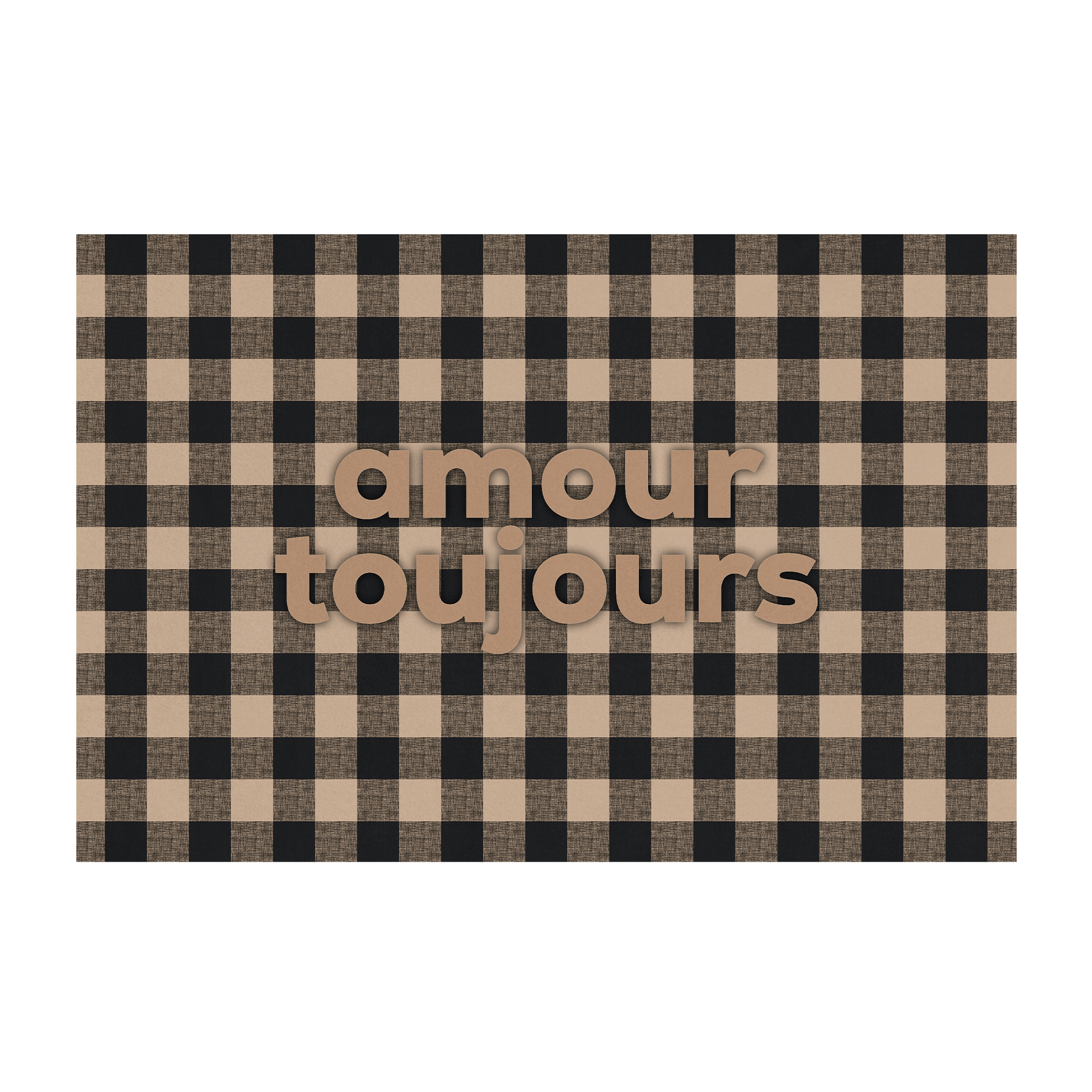 Tapis Vinyle Amour Toujours