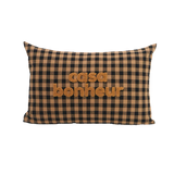 Coussin en polyester rectangulaire — modèle extérieur brodé Casa Bonheur